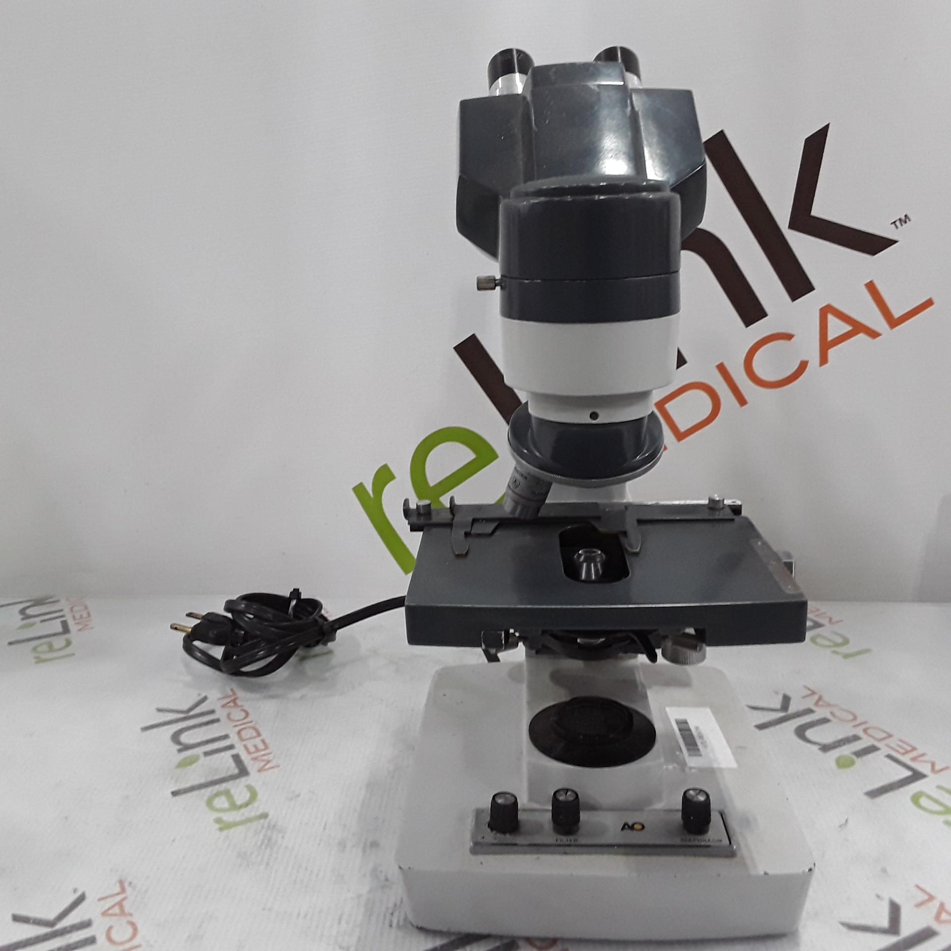 American Optical Microstar One-Ten Binocular Teaching Microscope - 273506
