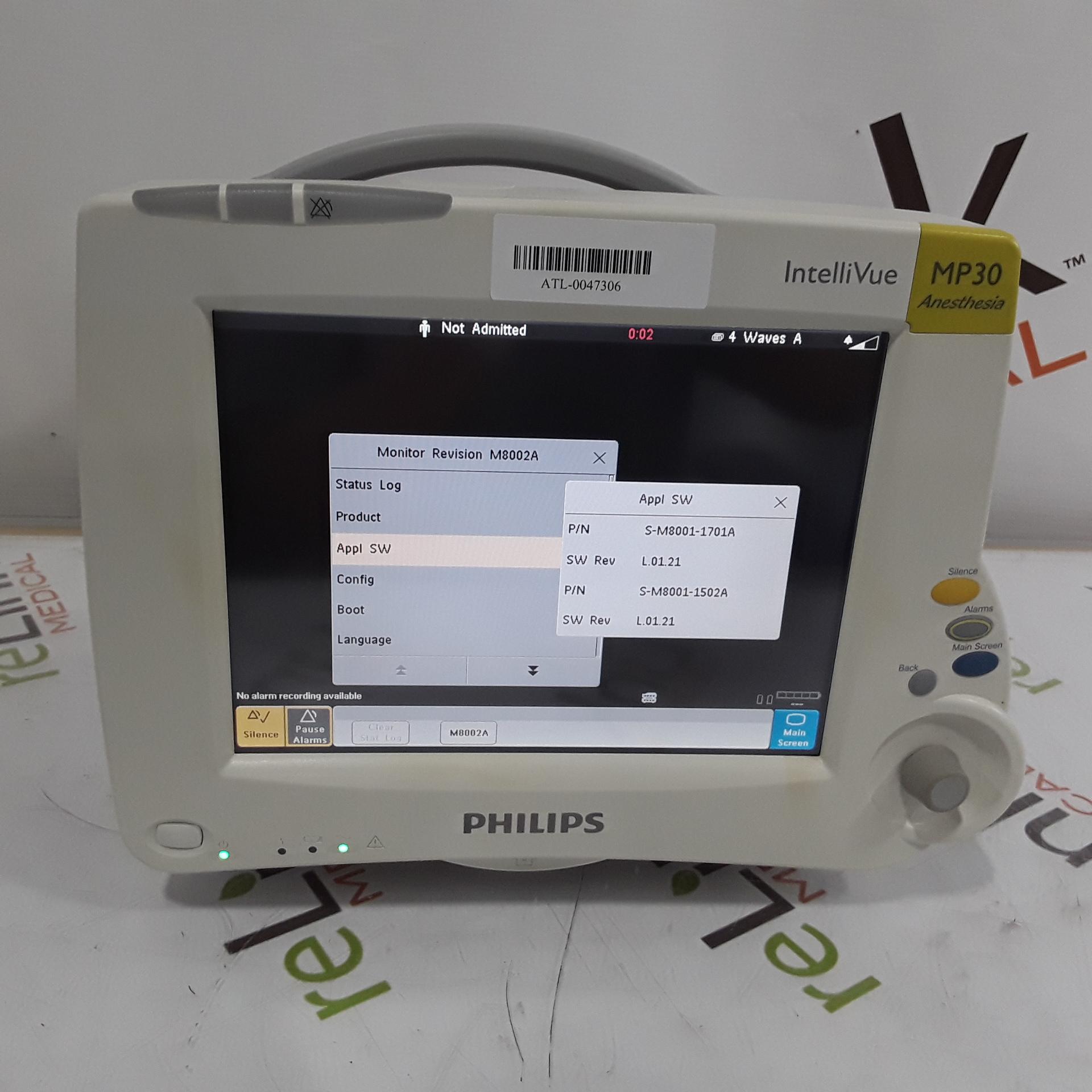 Philips IntelliVue MP30 - Anesthesia Patient Monitor - 300649