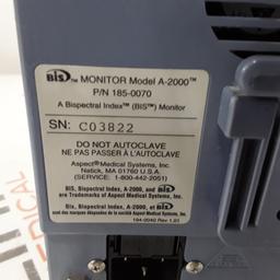 Aspect Medical Systems A-2000 Bispectral Index Monitor - 297206
