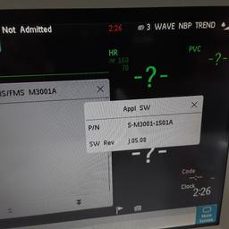 Philips M3001A-C18 Fast SpO2, NIBP, 12 lead ECG, Temp, IBP MMS Module - 302917