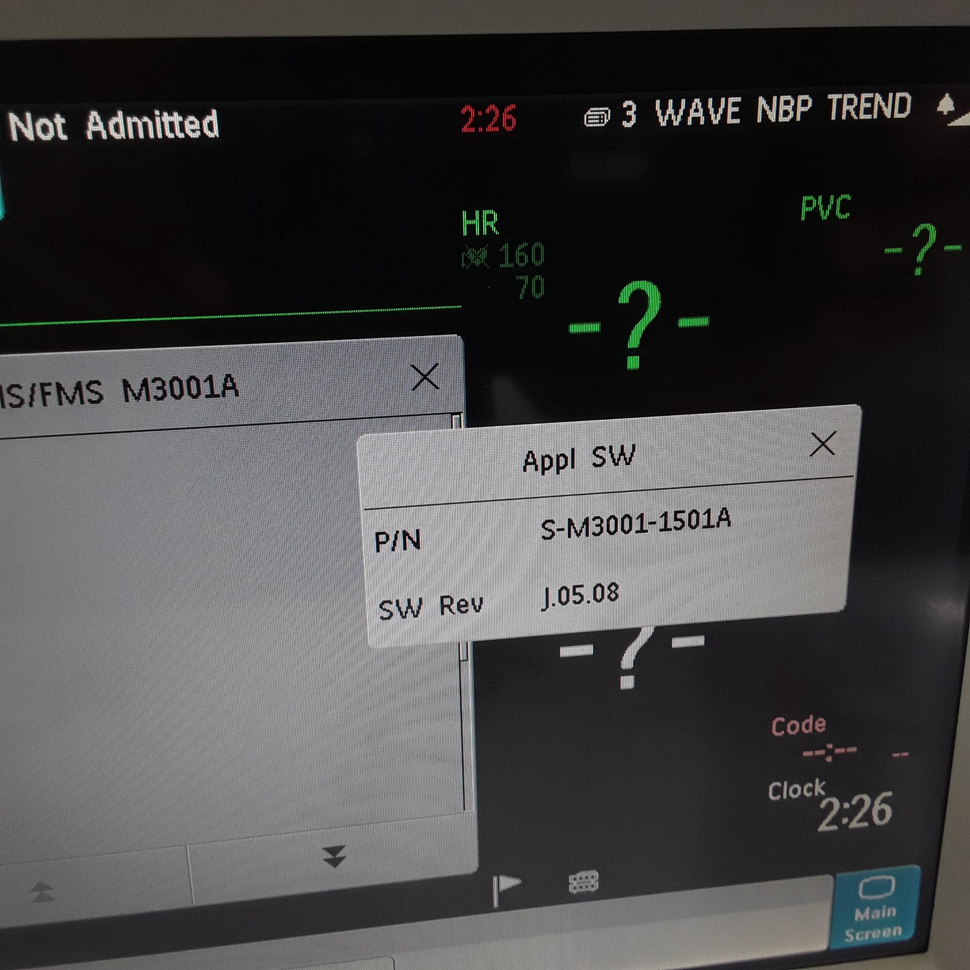 Philips M3001A-C18 Fast SpO2, NIBP, 12 lead ECG, Temp, IBP MMS Module - 302917