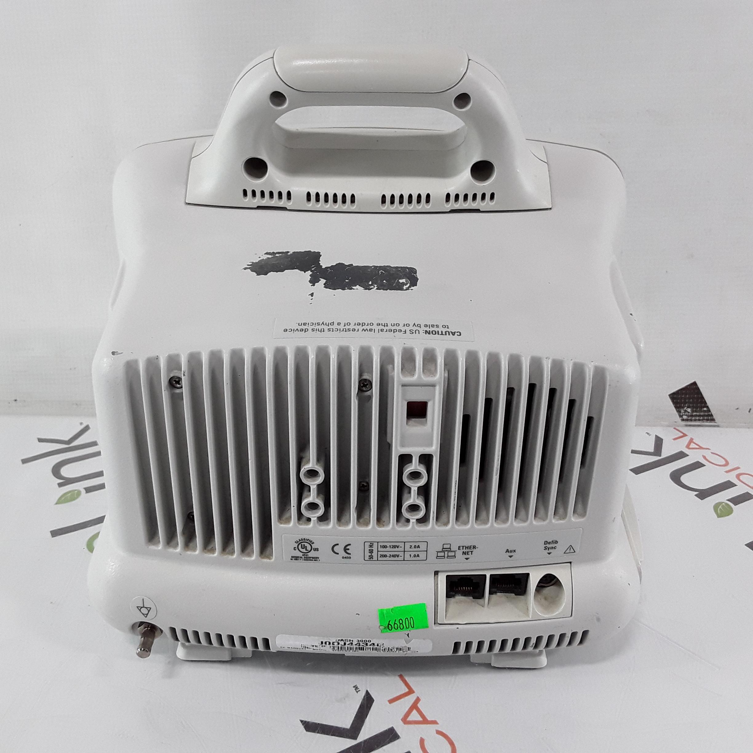 GE Healthcare Dash 3000 - GE/Nellcor SpO2 Patient Monitor - 303827