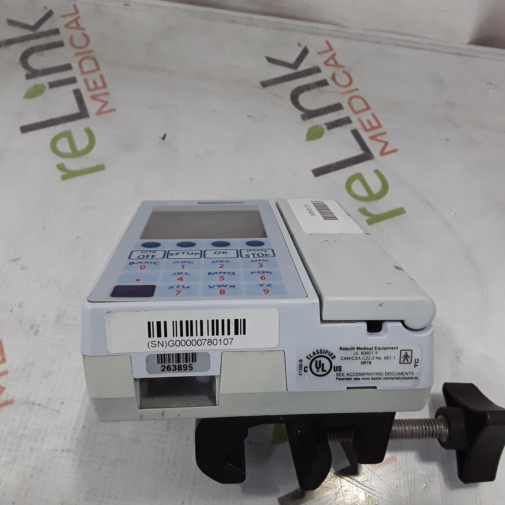Baxter Sigma Spectrum 6.05.13 with B/G Battery Infusion Pump - 335888