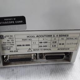 Datascope Accutorr 3 Vital Signs Monitor - 272443