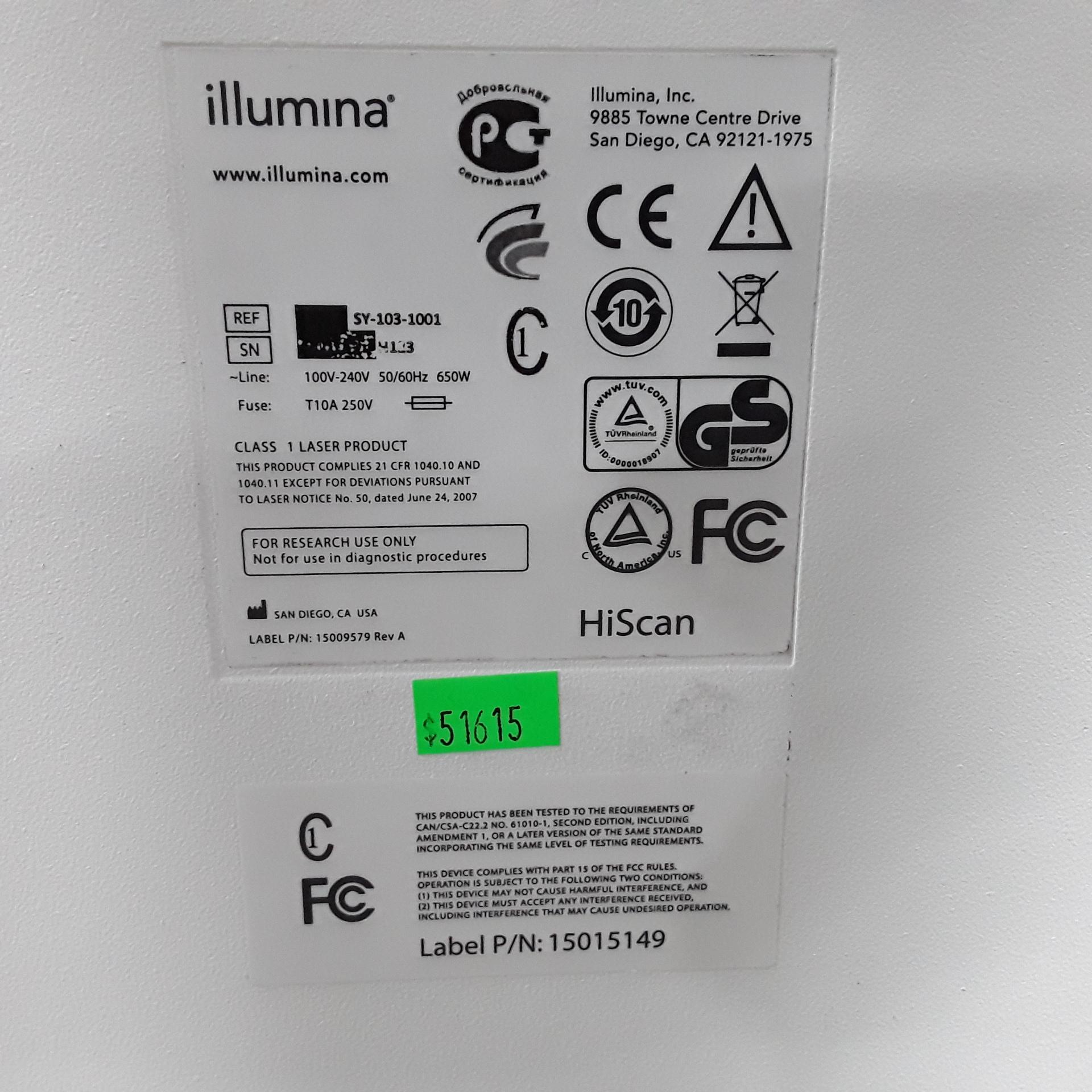 Illumina SY-101-2001 HiScan SQ Sequencing System - 007668