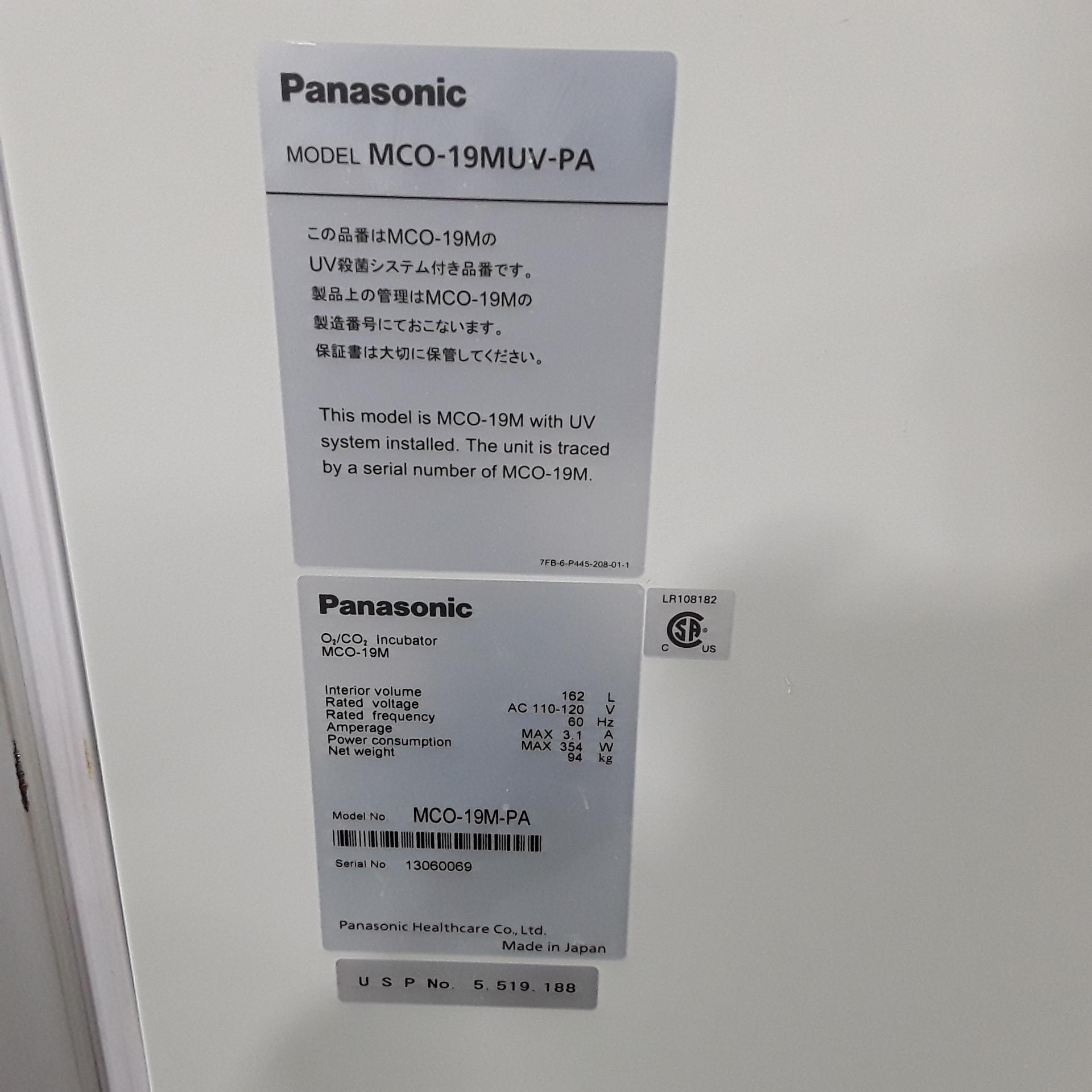 Panasonic MCO-19M-PA CO2 Incubator - 262959