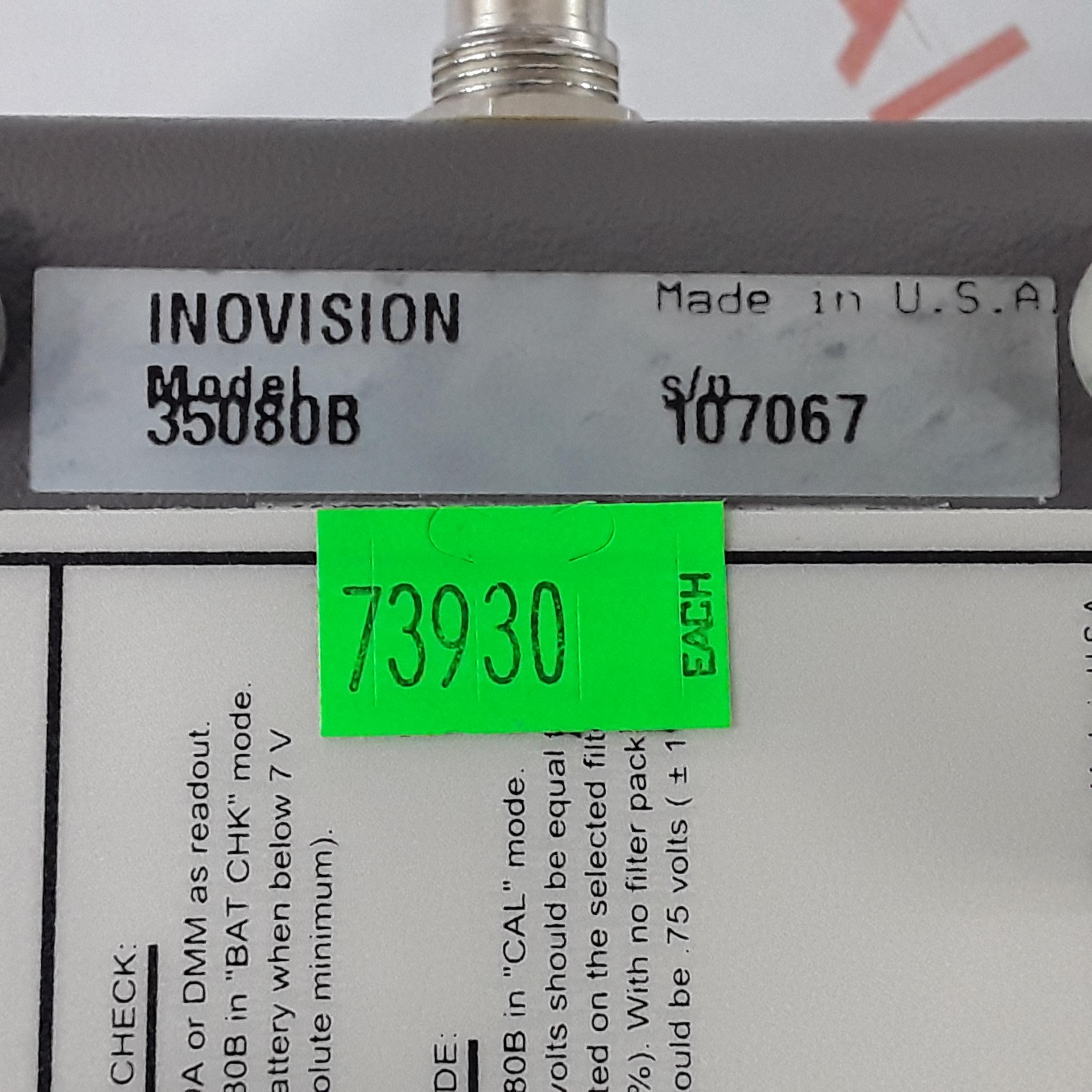 Inovision Radiation Measurements 35080B kVp Divider - 349916