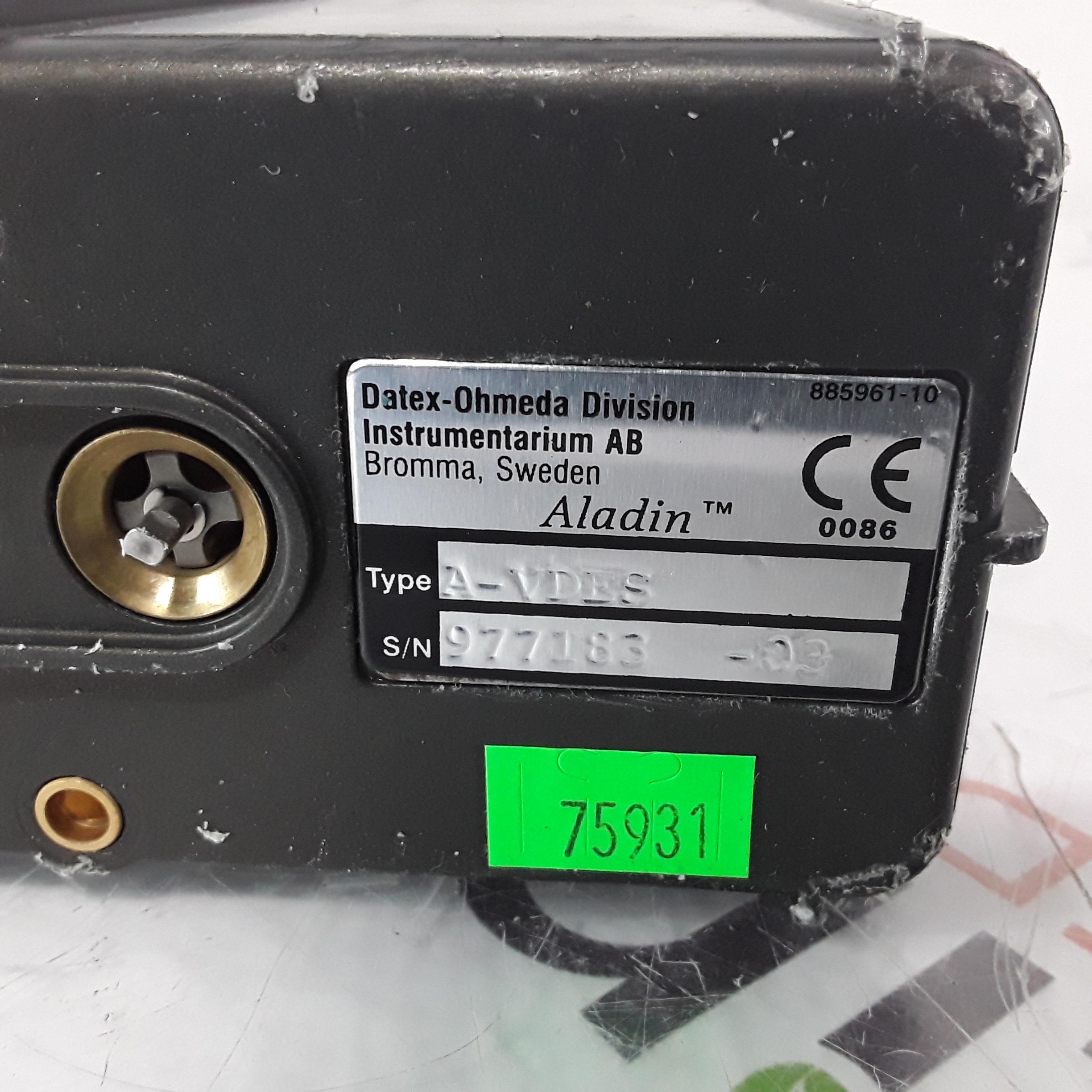 Datex-Ohmeda Aladin Desflurane Vaporizer Cassette - 350619
