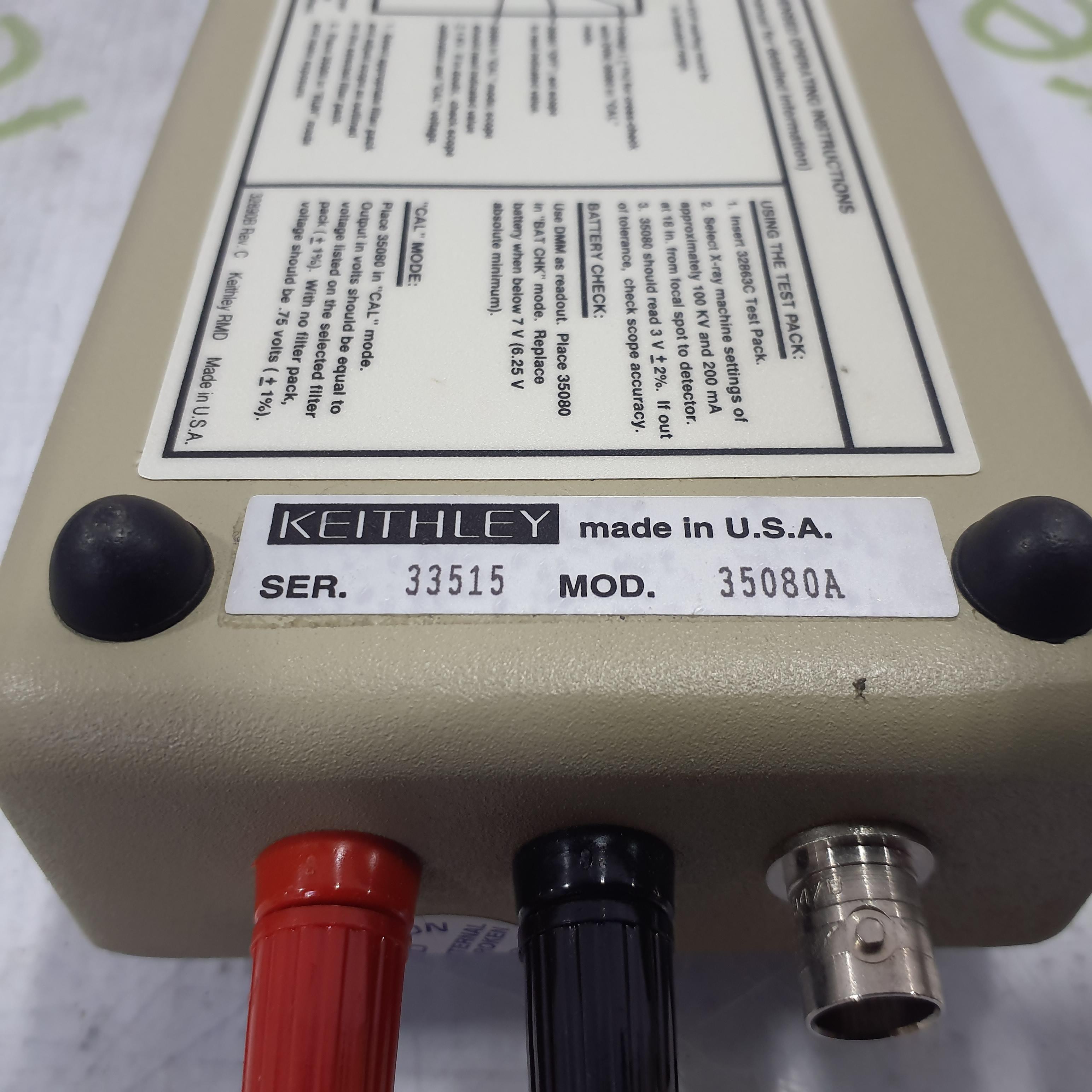 Keithley Instruments 35080A kVp Divider Xray Meter - 365268