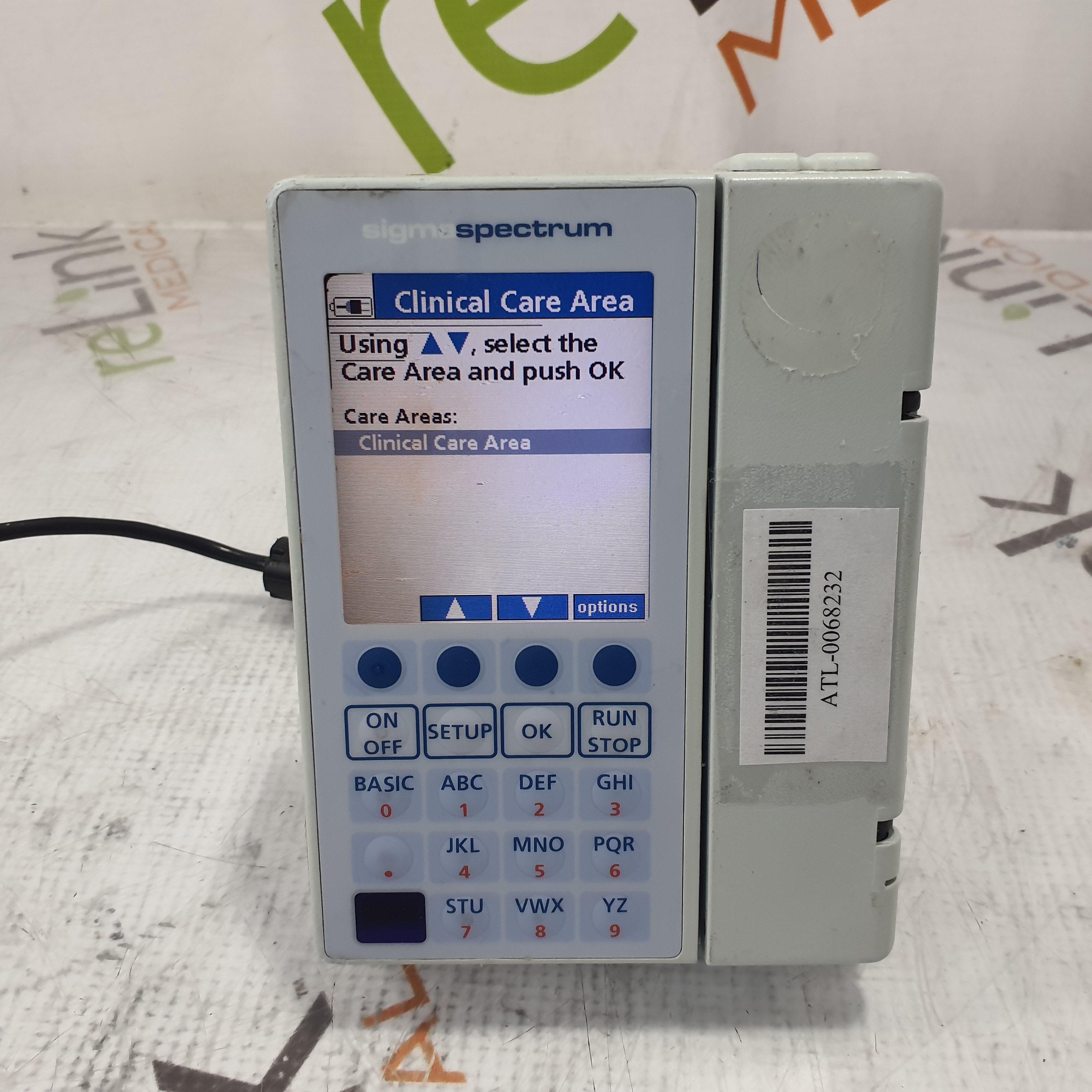 Baxter Sigma Spectrum 6.05.13 without Battery Infusion Pump - 379845