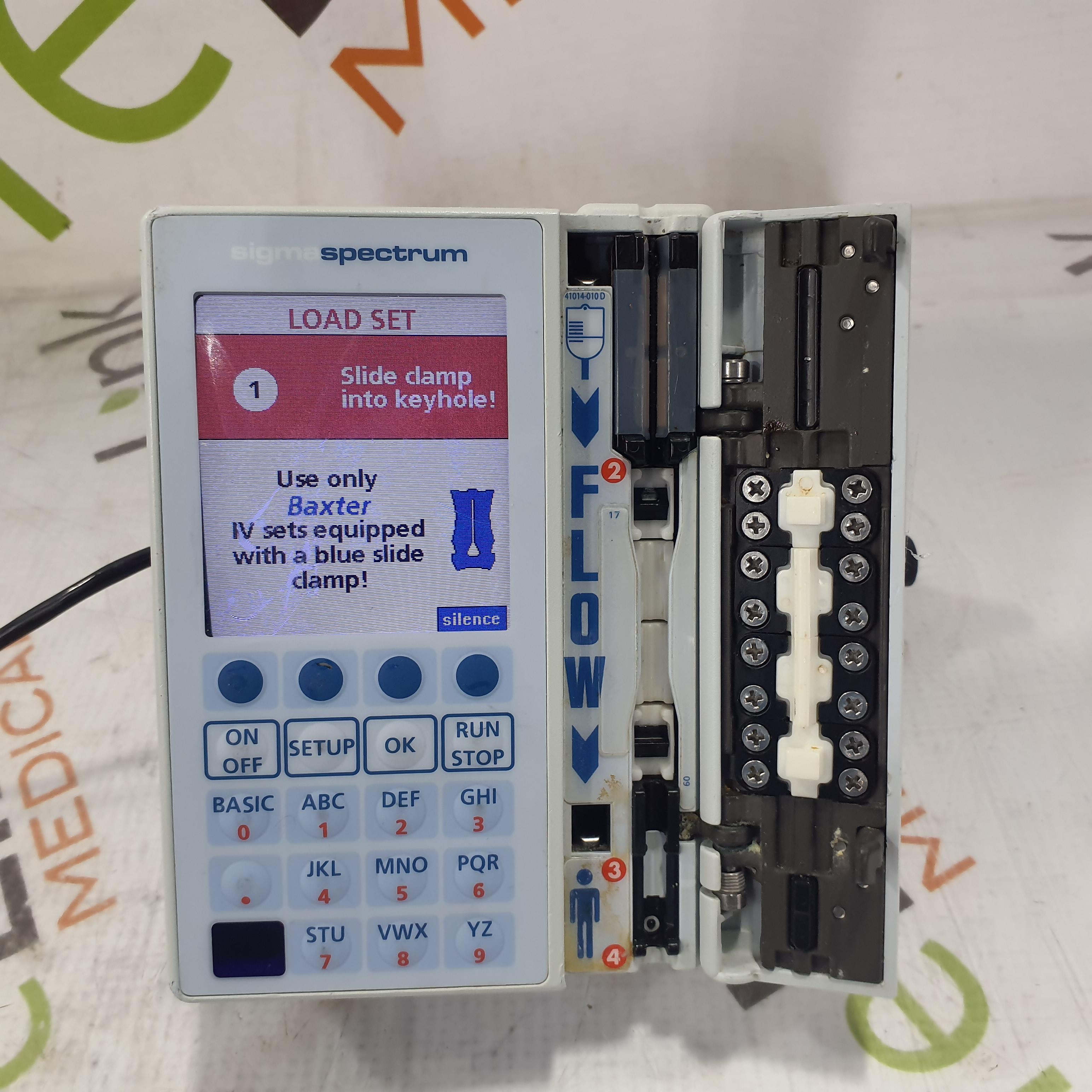 Baxter Sigma Spectrum 6.05.11 without Battery Infusion Pump - 378963