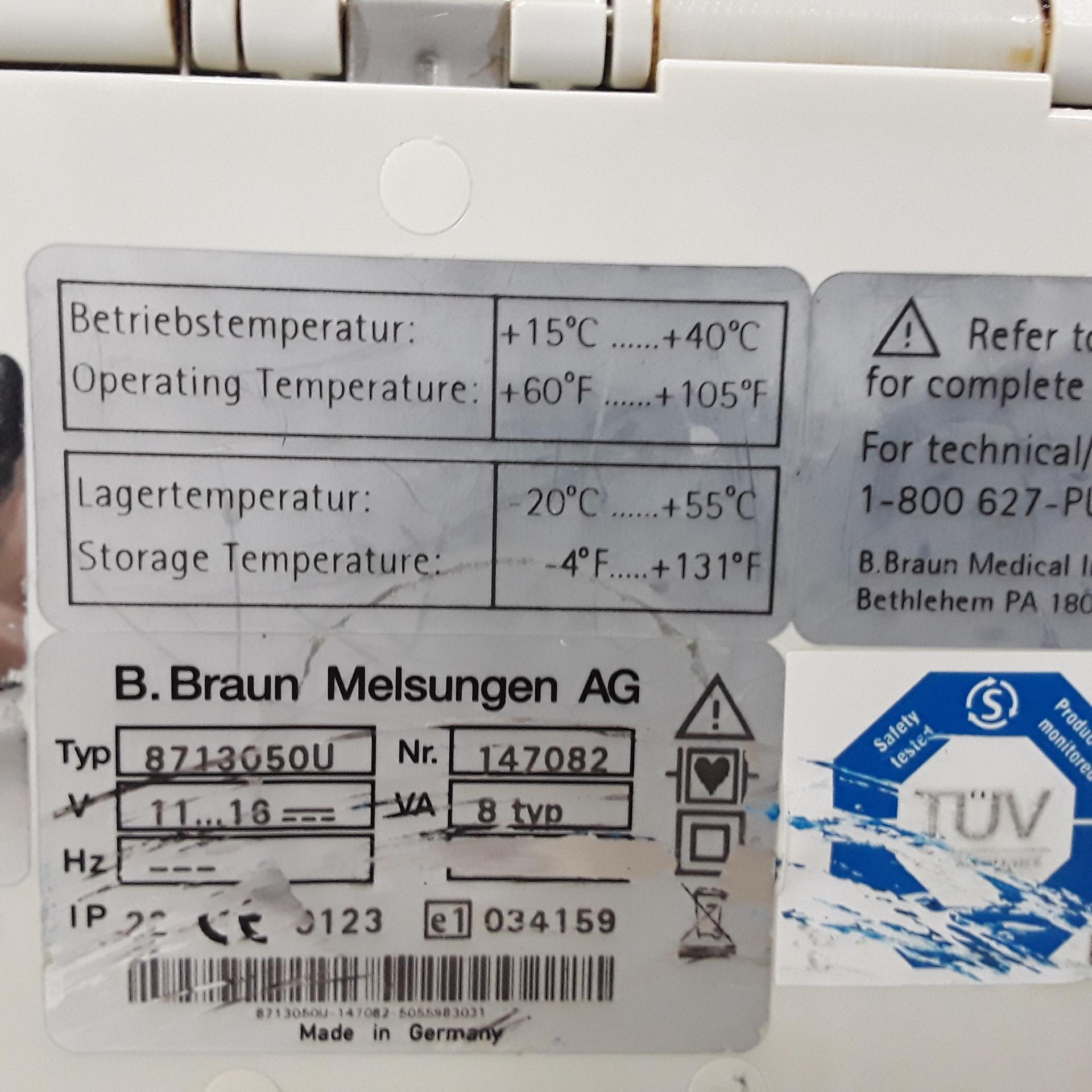 B. Braun Infusomat Space w/Pole Clamp Infusion Pump - 312223
