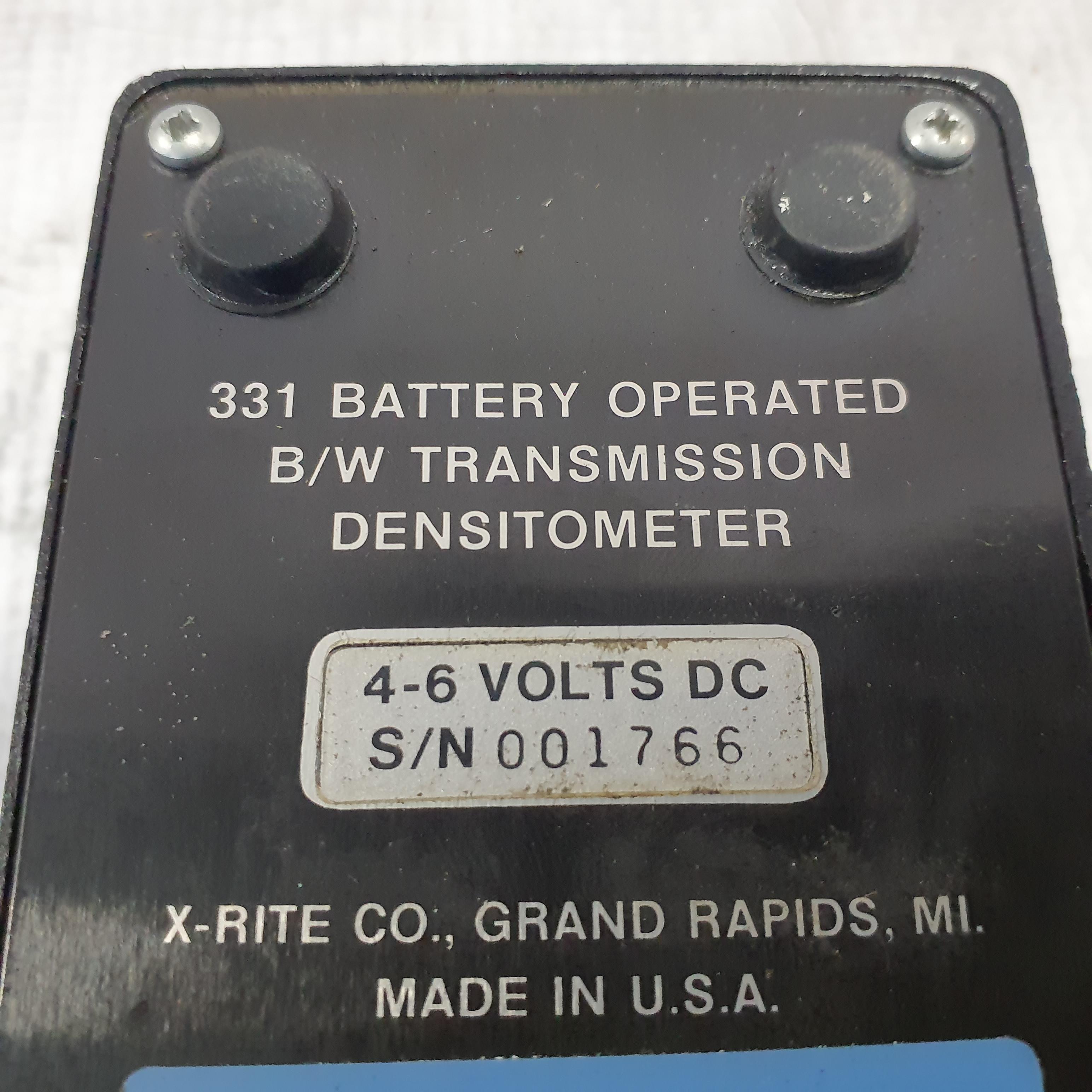X-Rite 331 Transmission Densitometer - 366536