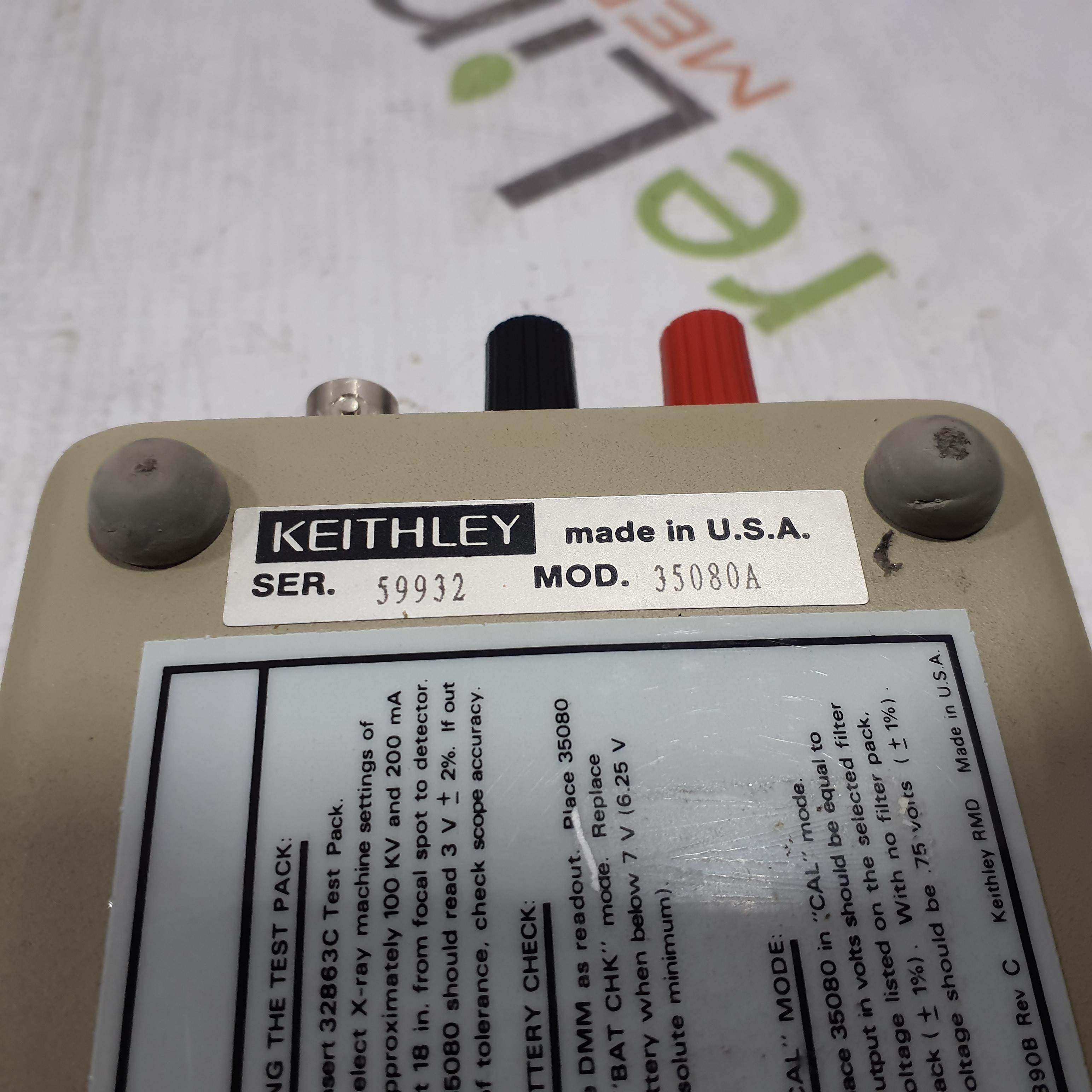 Keithley Instruments 35080A kVp Divider Xray Meter - 365343