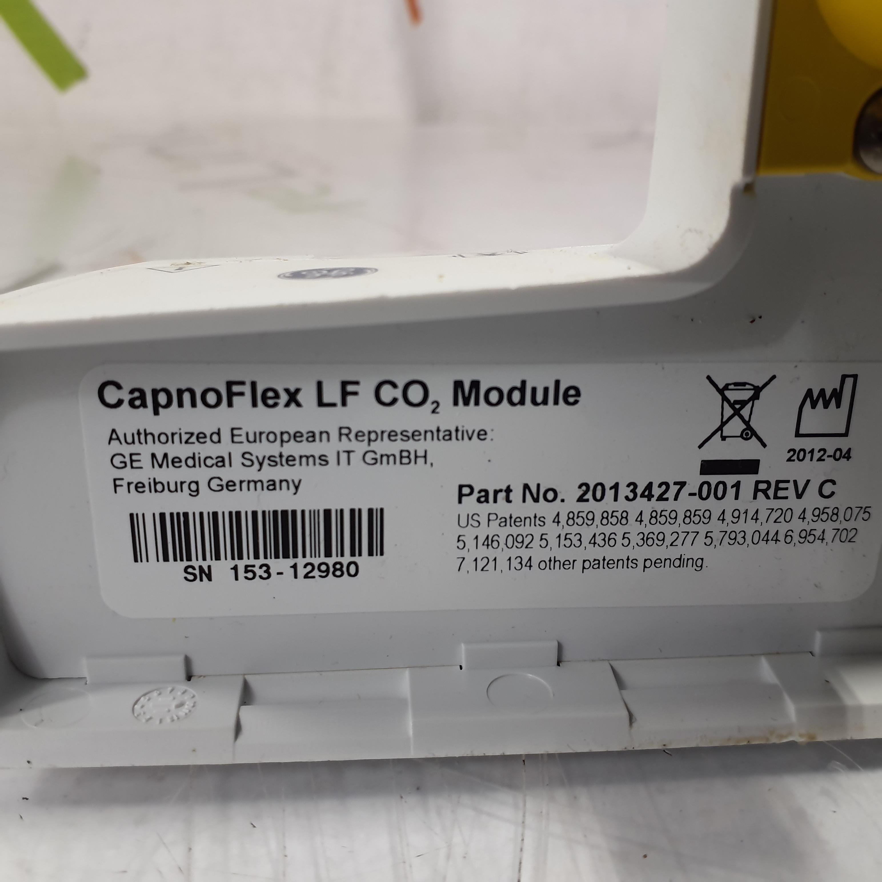 GE Healthcare Capnoflex LF CO2 Module - 387015