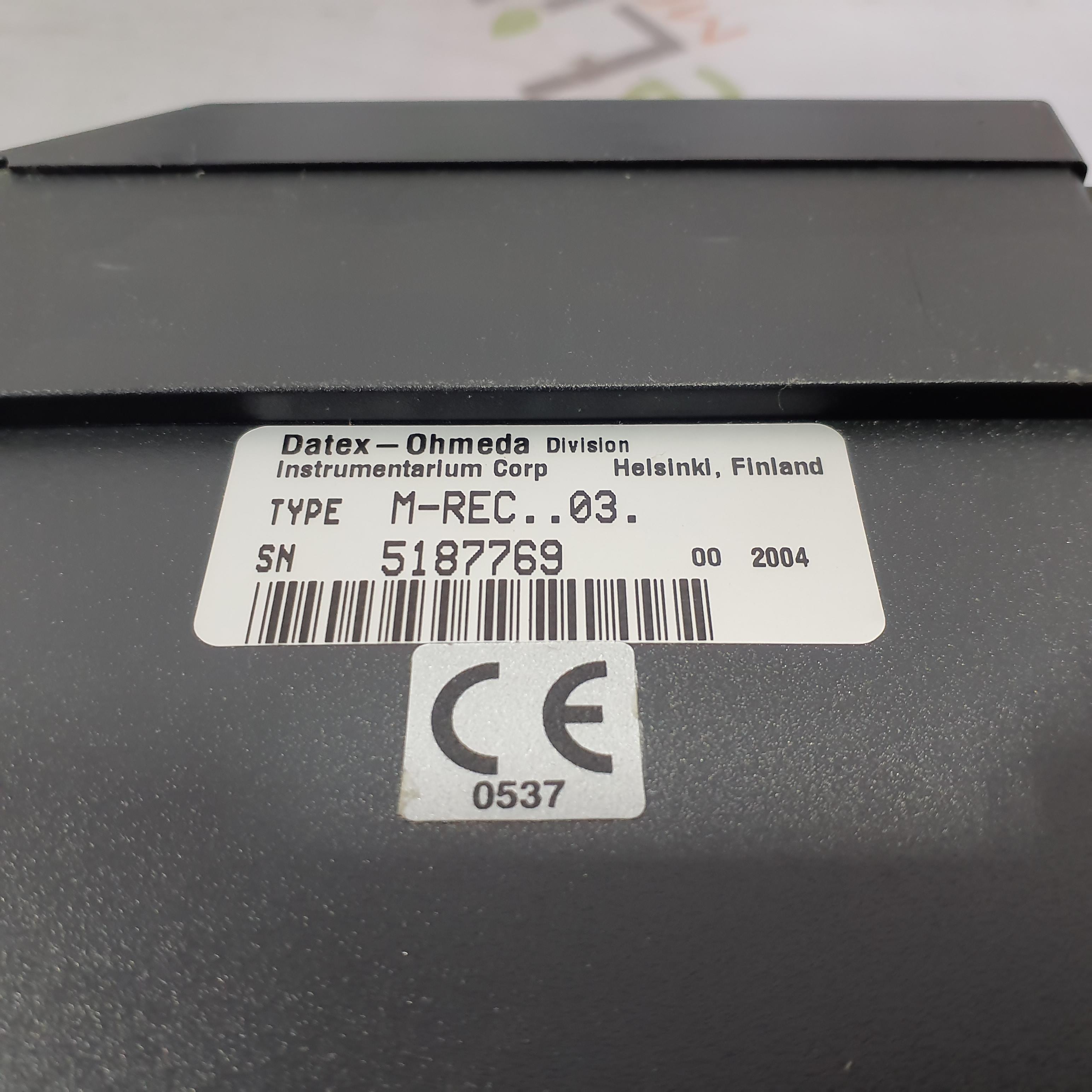 Datex-Ohmeda M-REC Recorder Module - 373045
