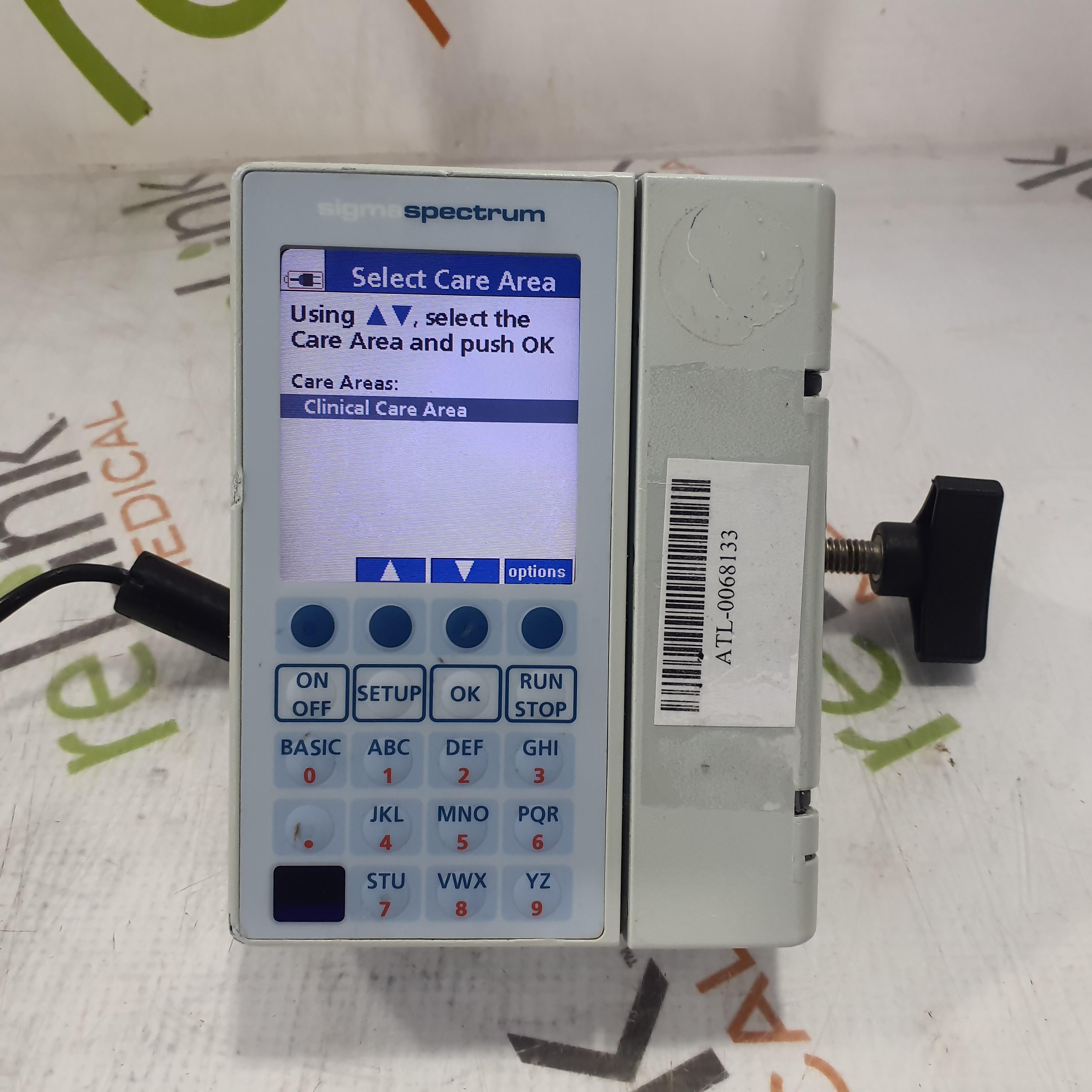 Baxter Sigma Spectrum 6.05.13 with Non-Wireless Battery Infusion Pump - 379293
