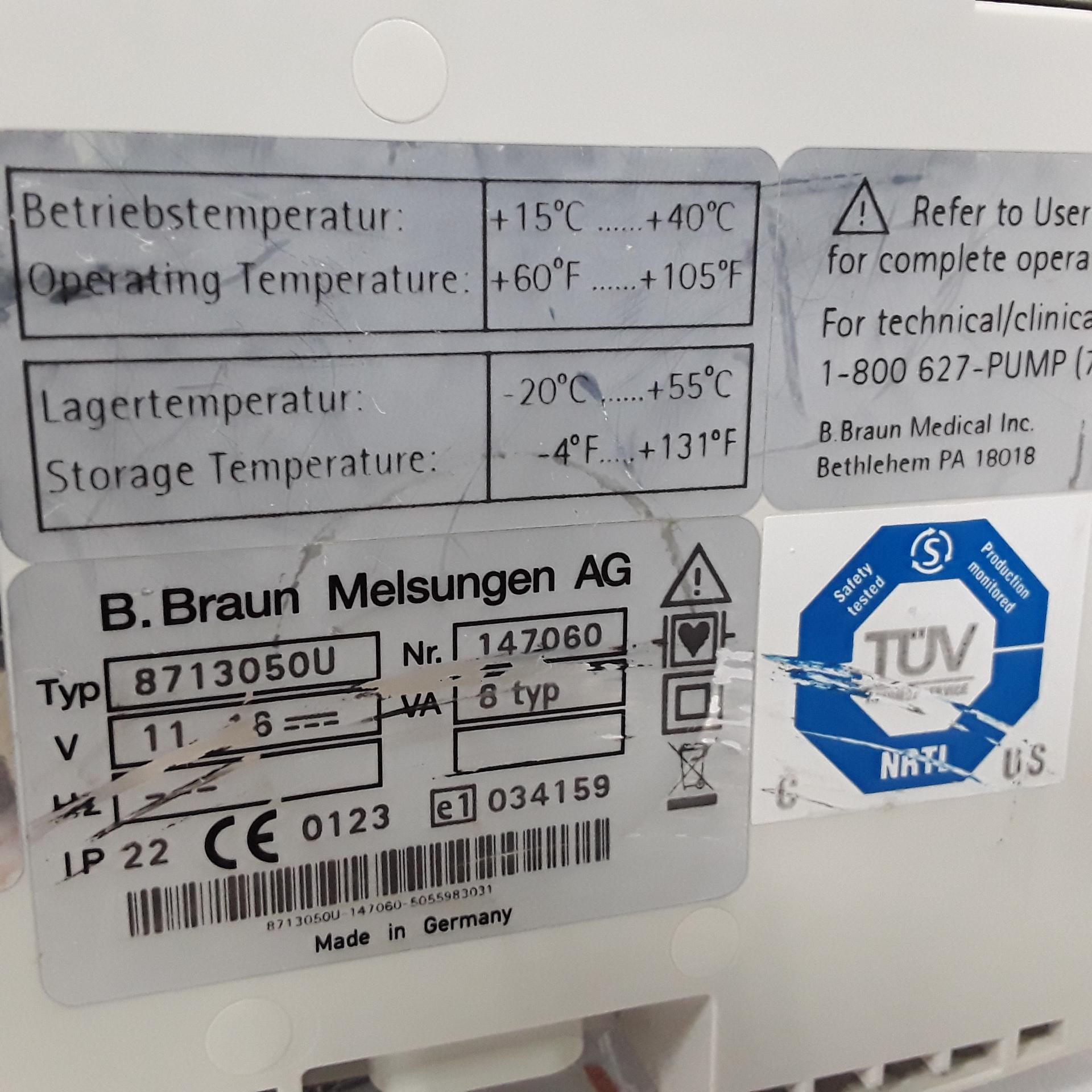 B. Braun Infusomat Space w/Pole Clamp Infusion Pump - 312230