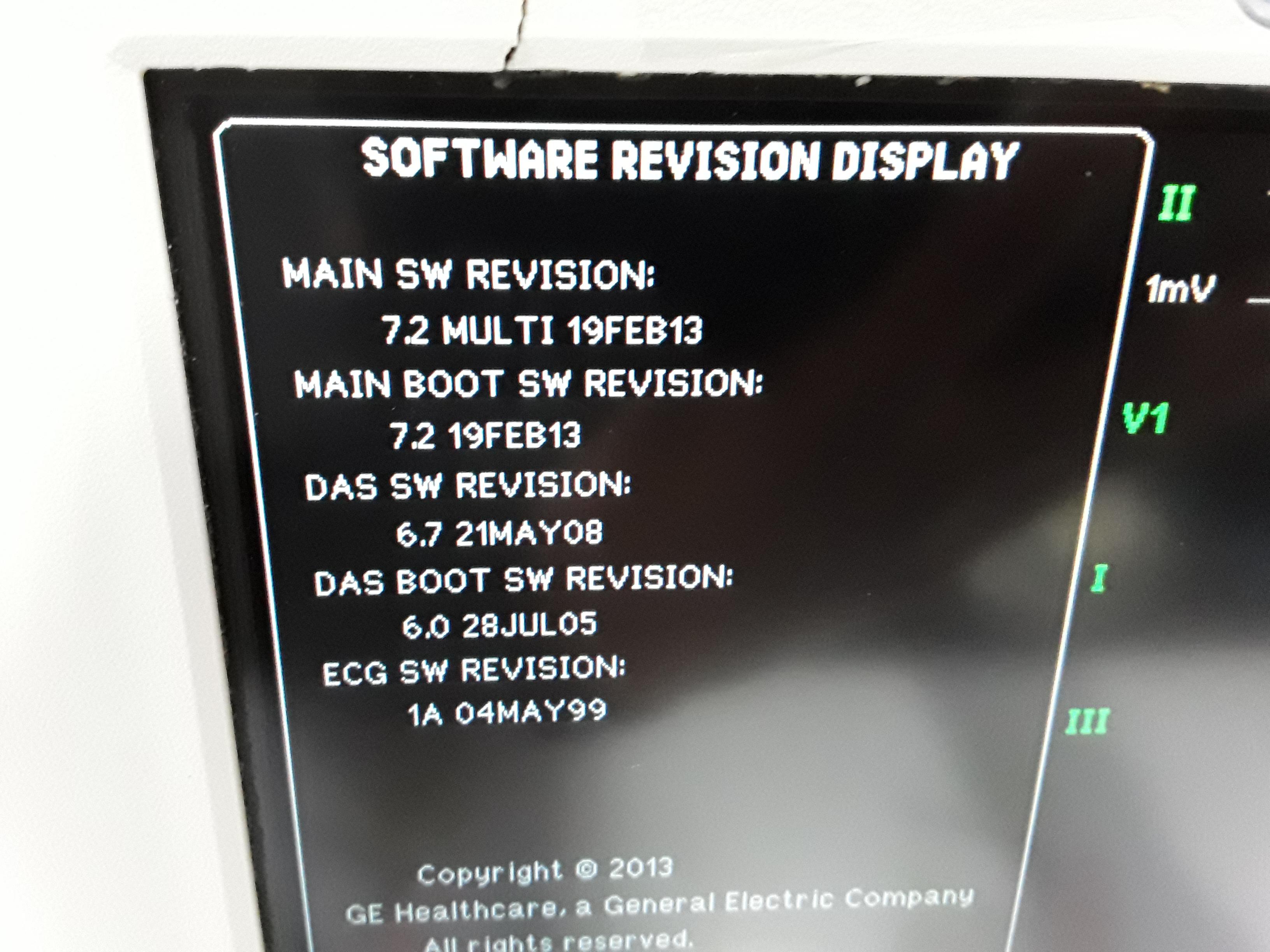 GE Healthcare Dash 3000 - GE/Nellcor SpO2 Patient Monitor - 372608