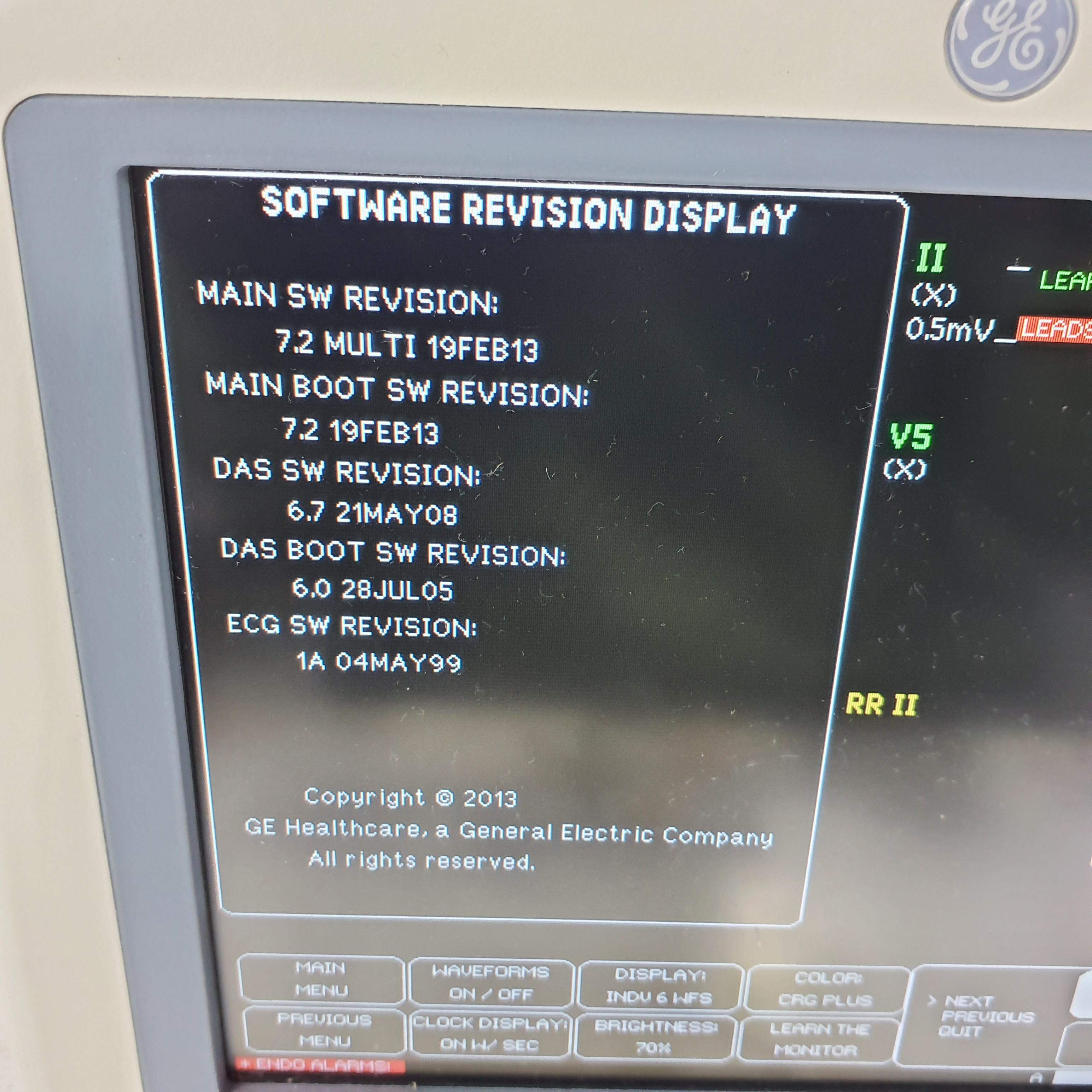 GE Healthcare Dash 4000 - GE/Nellcor SpO2 Patient Monitor - 386596