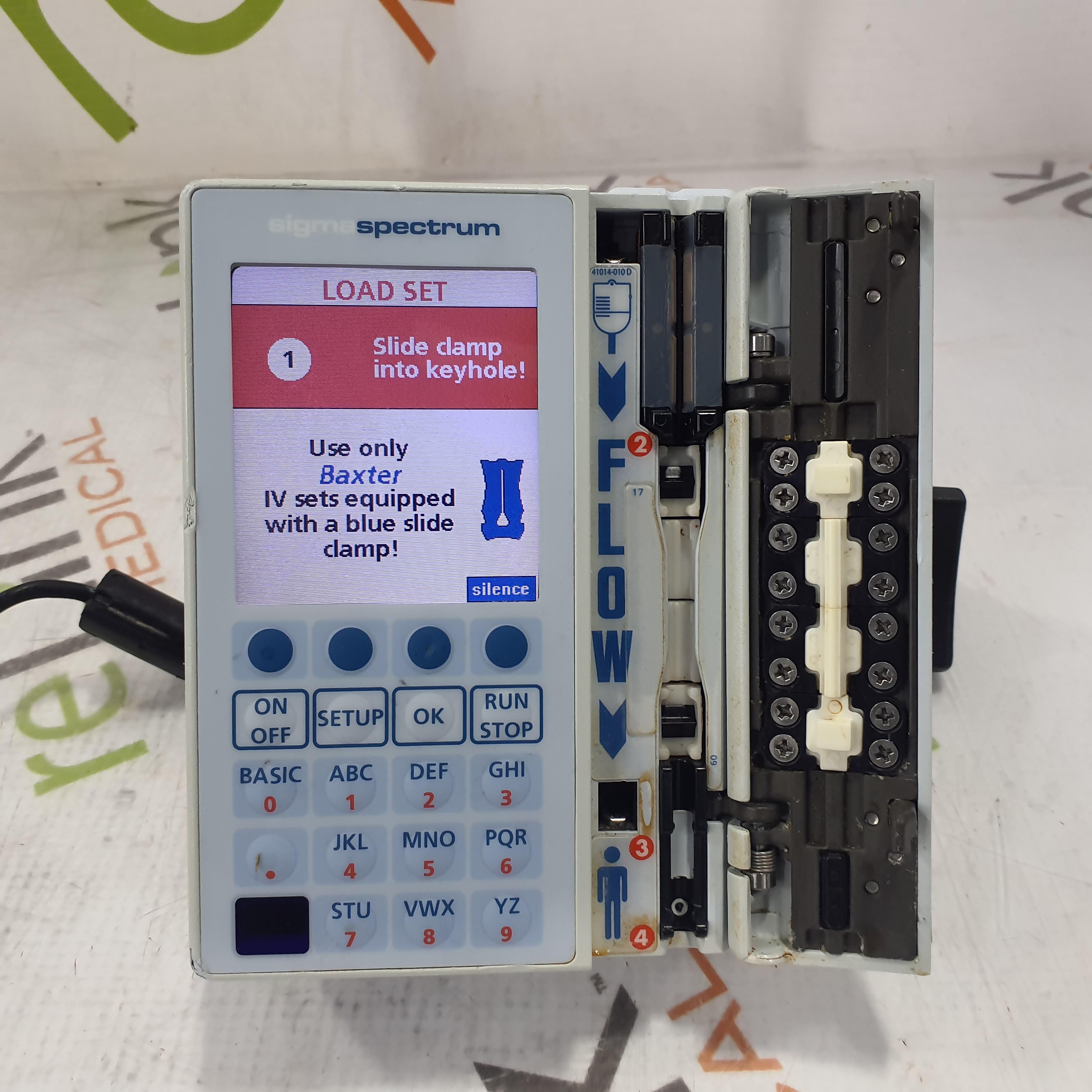 Baxter Sigma Spectrum 6.05.13 with Non-Wireless Battery Infusion Pump - 379293