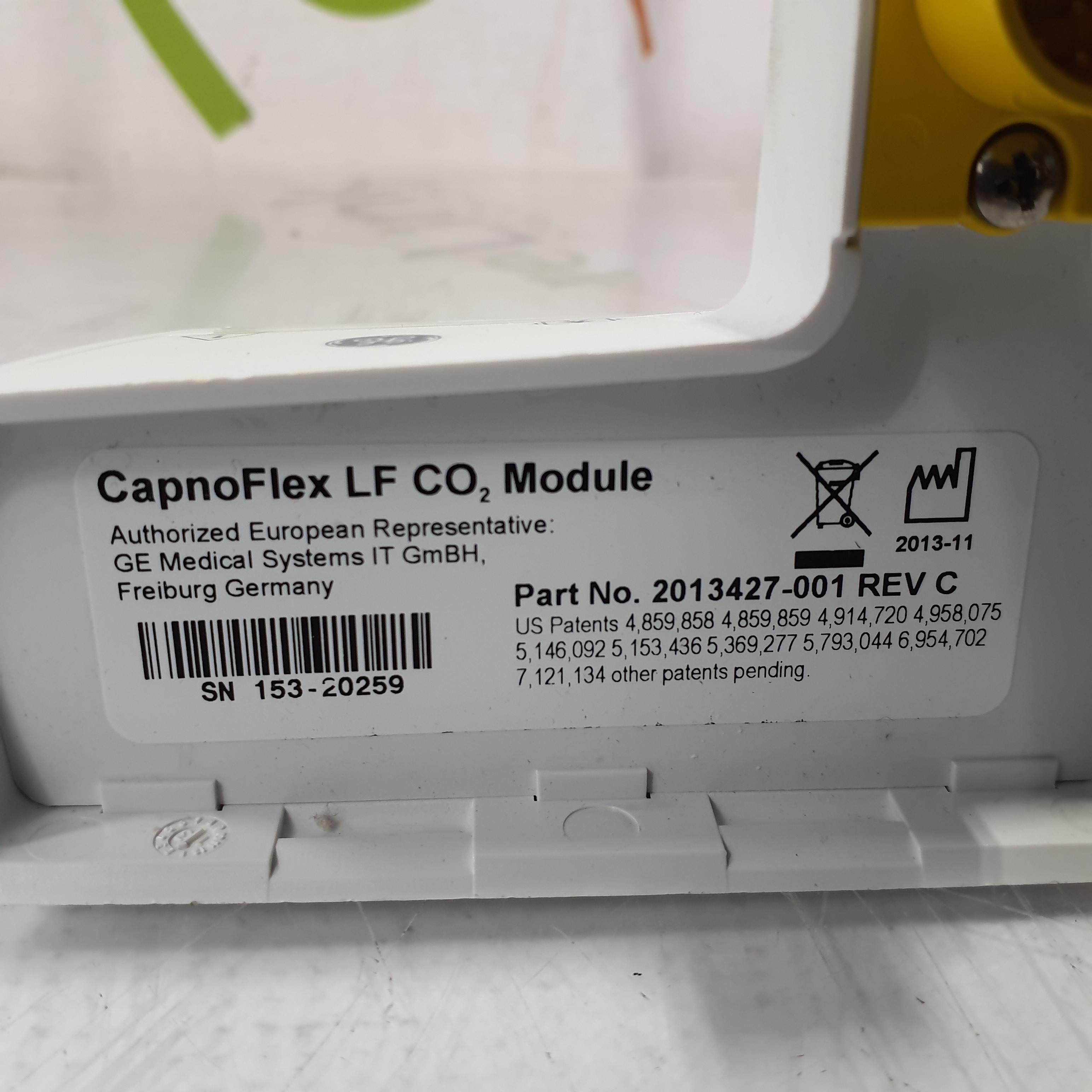 GE Healthcare Capnoflex LF CO2 Module - 387011