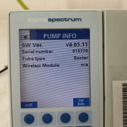 Baxter Sigma Spectrum 6.05.11 without Battery Infusion Pump - 379705