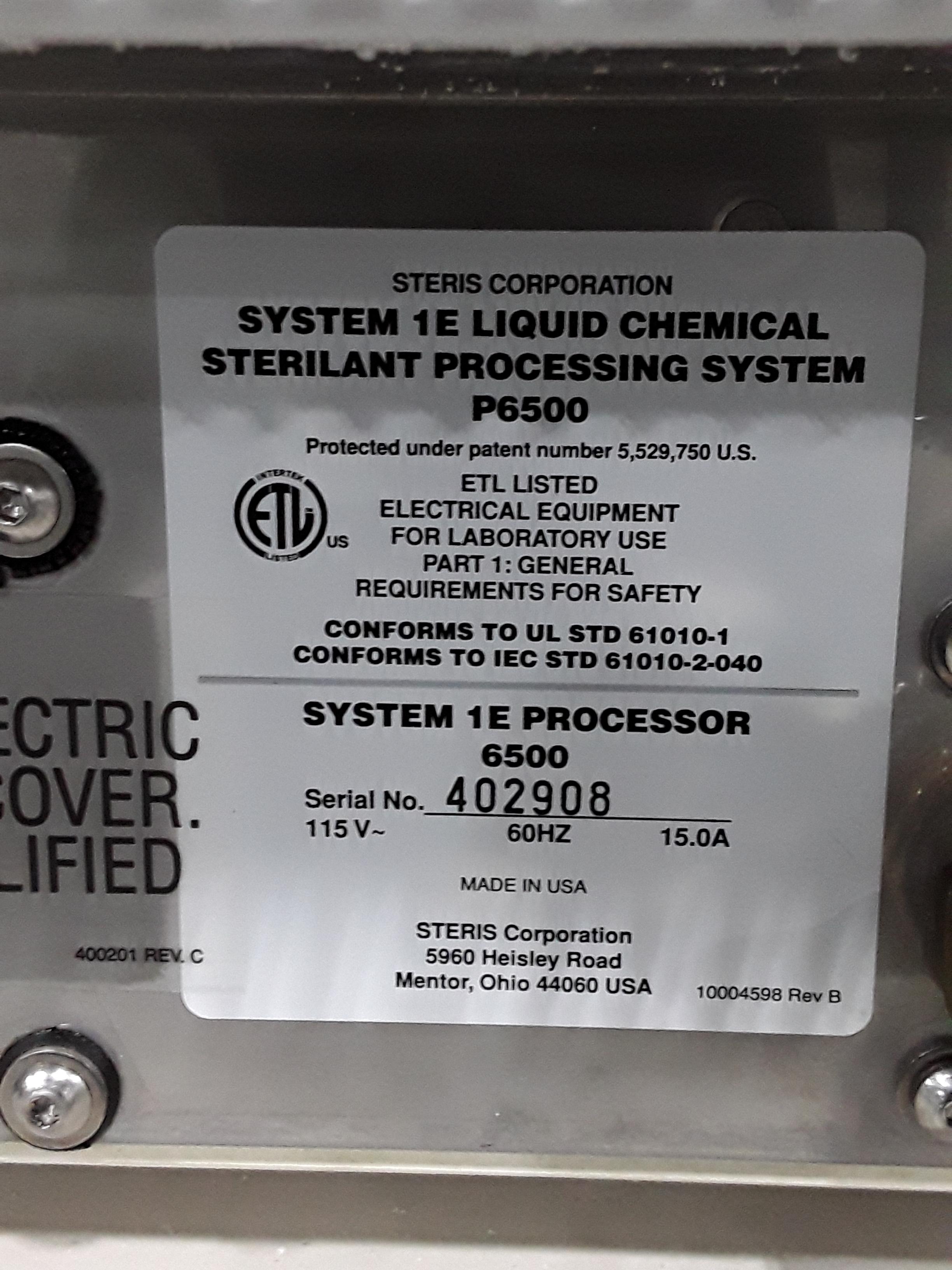 Steris System 1E Sterilizer - 352268