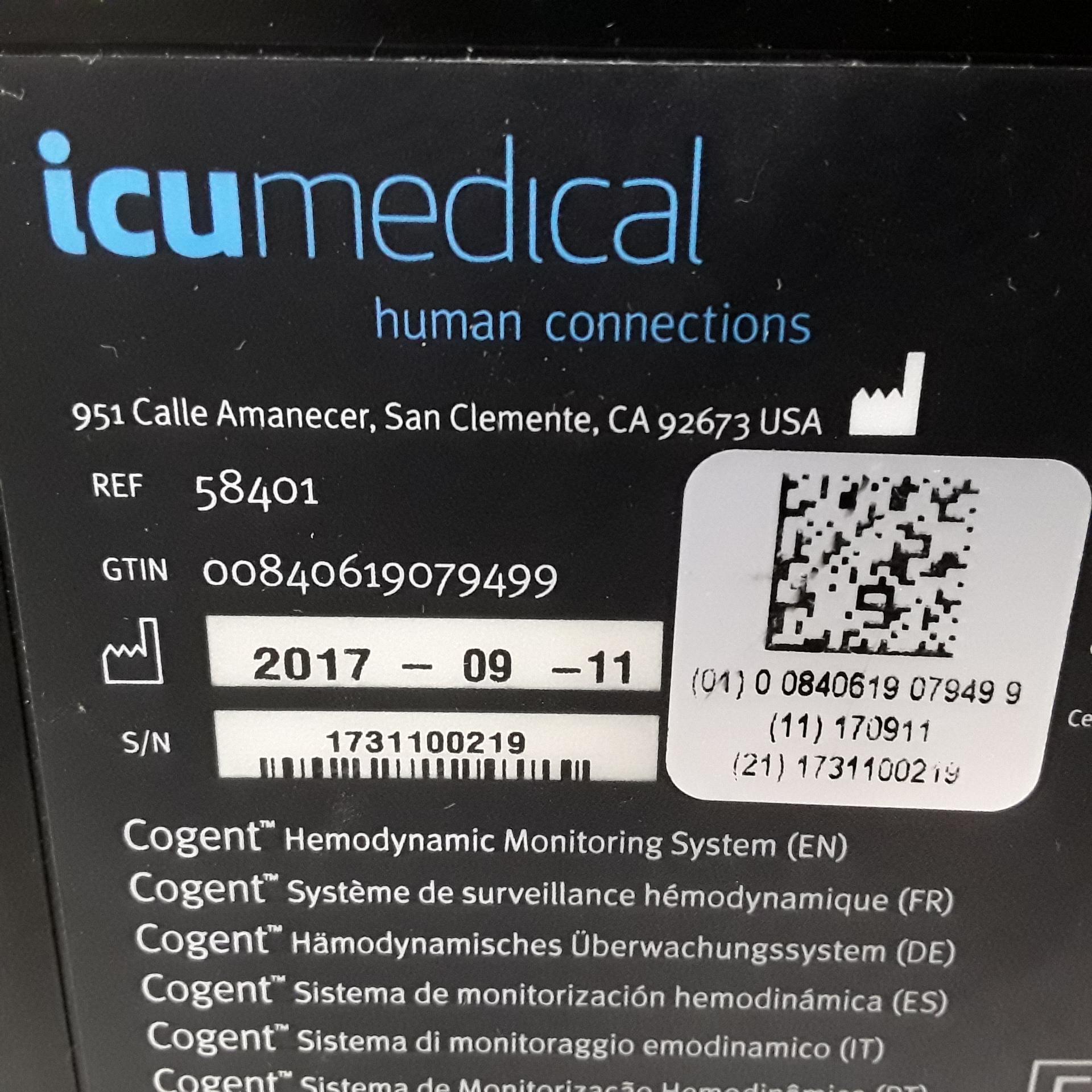 ICU Medical, Inc. Cogent Hemodynamic Monitor - 349322