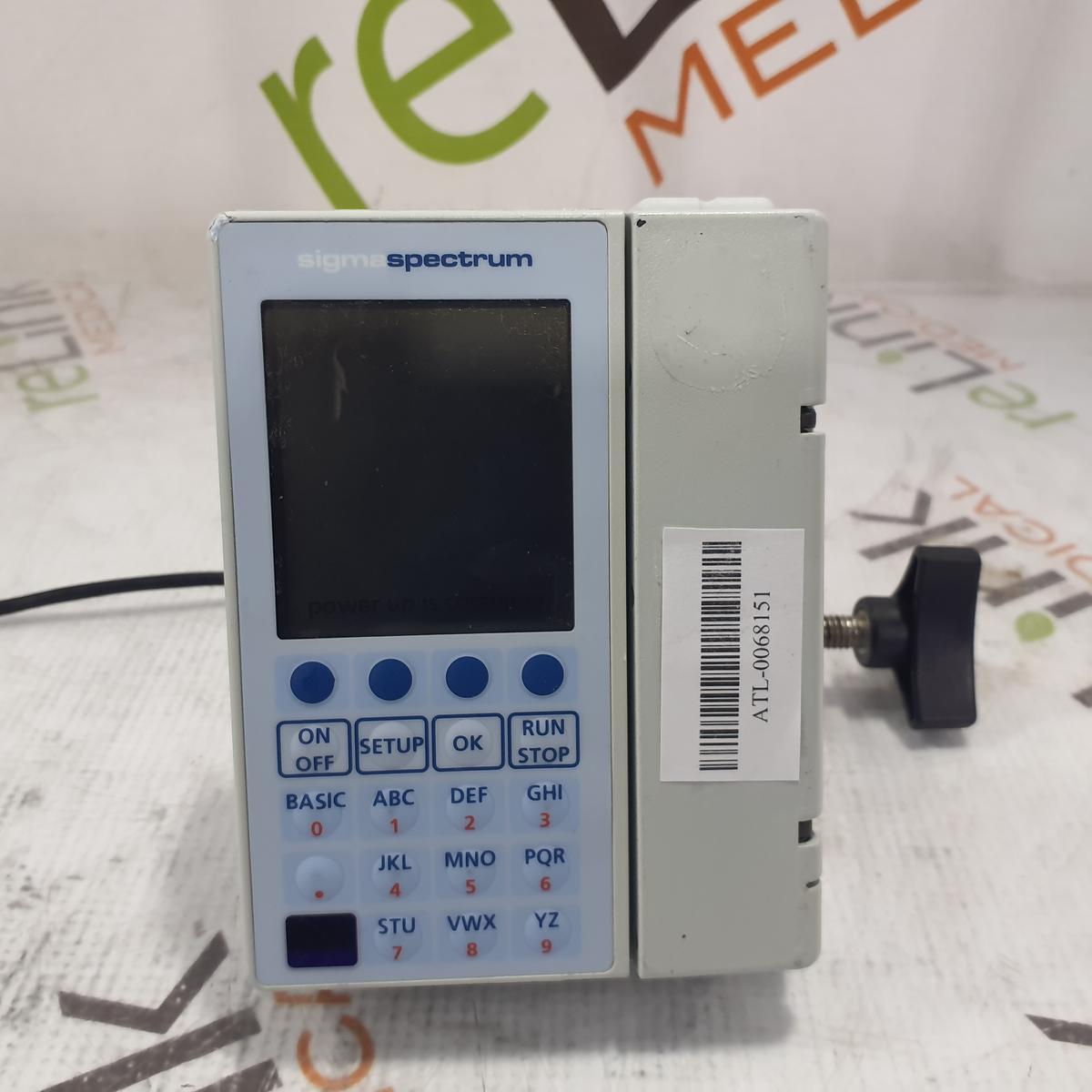 Baxter Sigma Spectrum w/Non Wireless or No Battery Infusion Pump - 379192