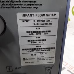 CareFusion Infant Flow SIPAP Ventilation System - 318921