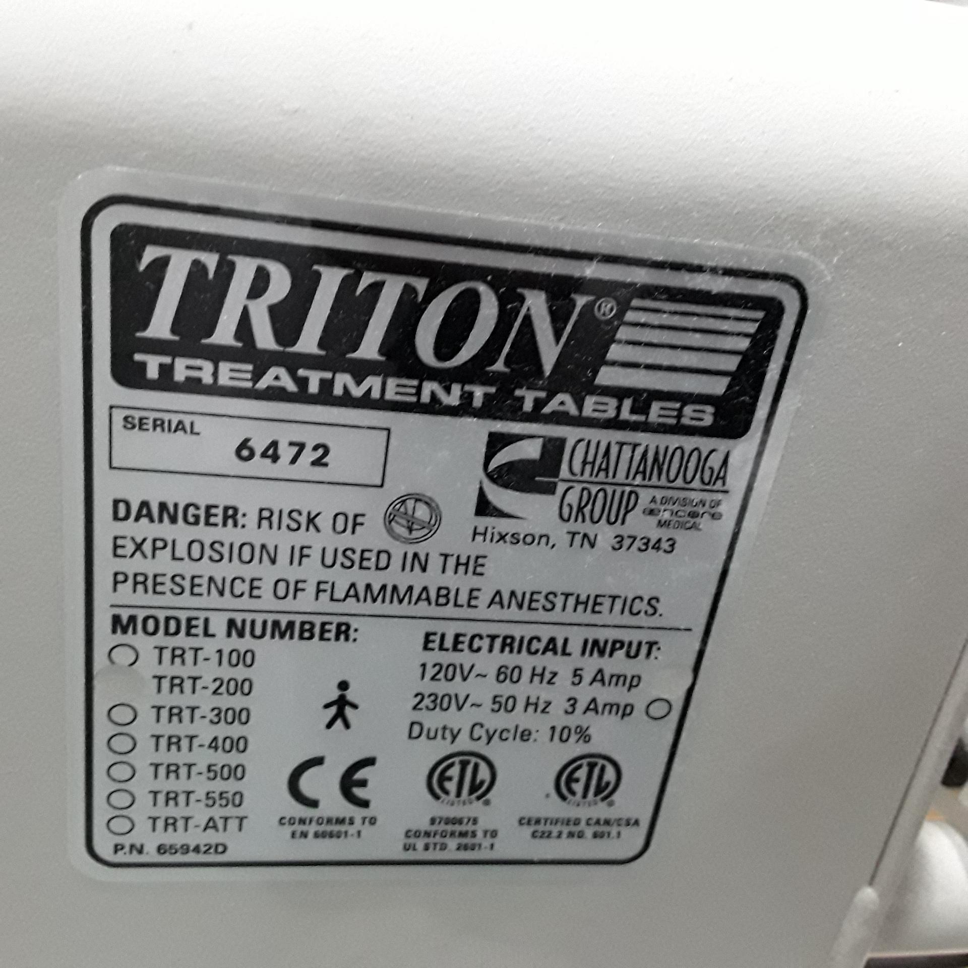Chattanooga Group Triton TRT-200 Adjustable Treatment Table - 361646