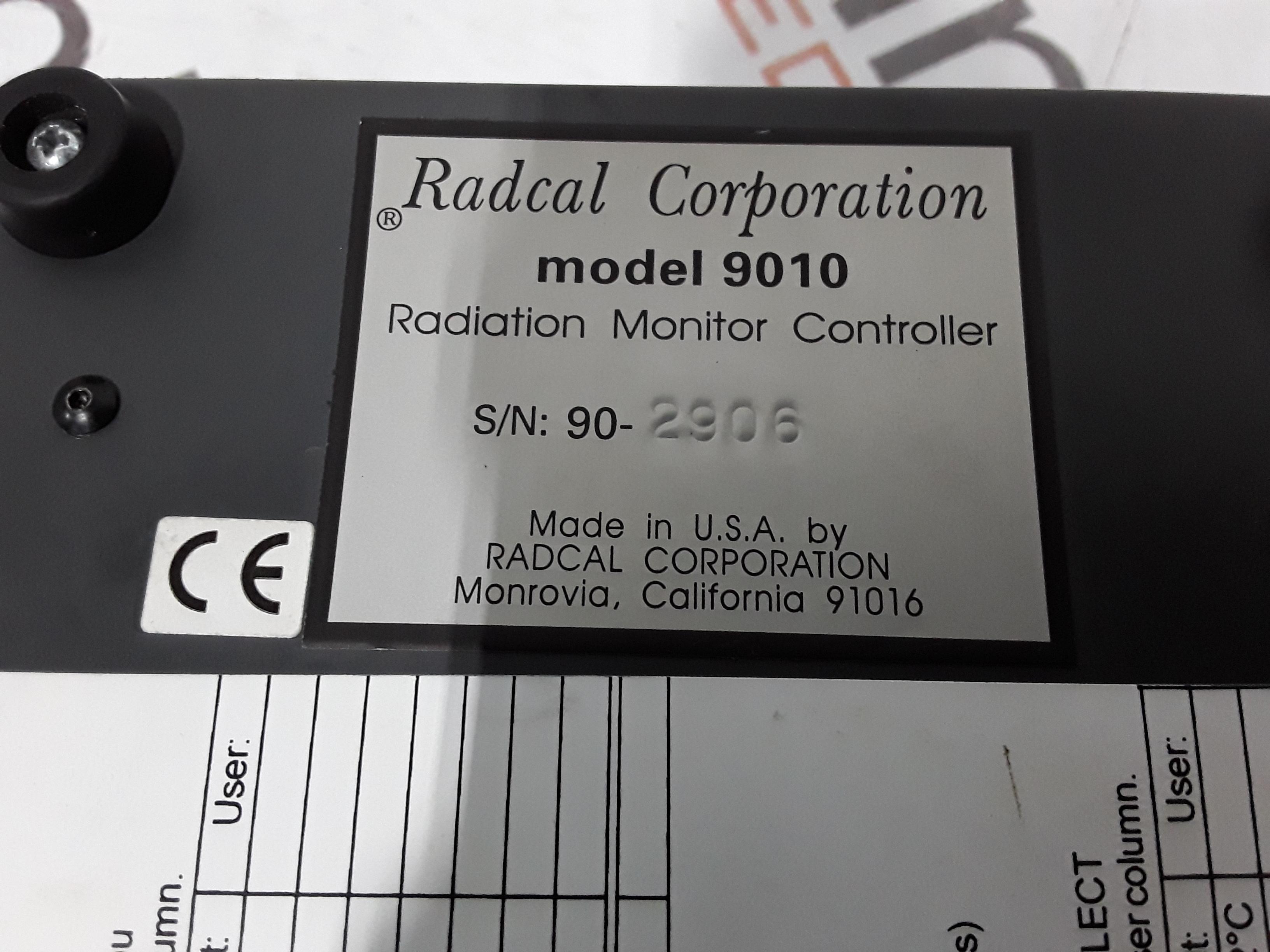 RadCal 9010 XRay Radiation Measurement System - 372074