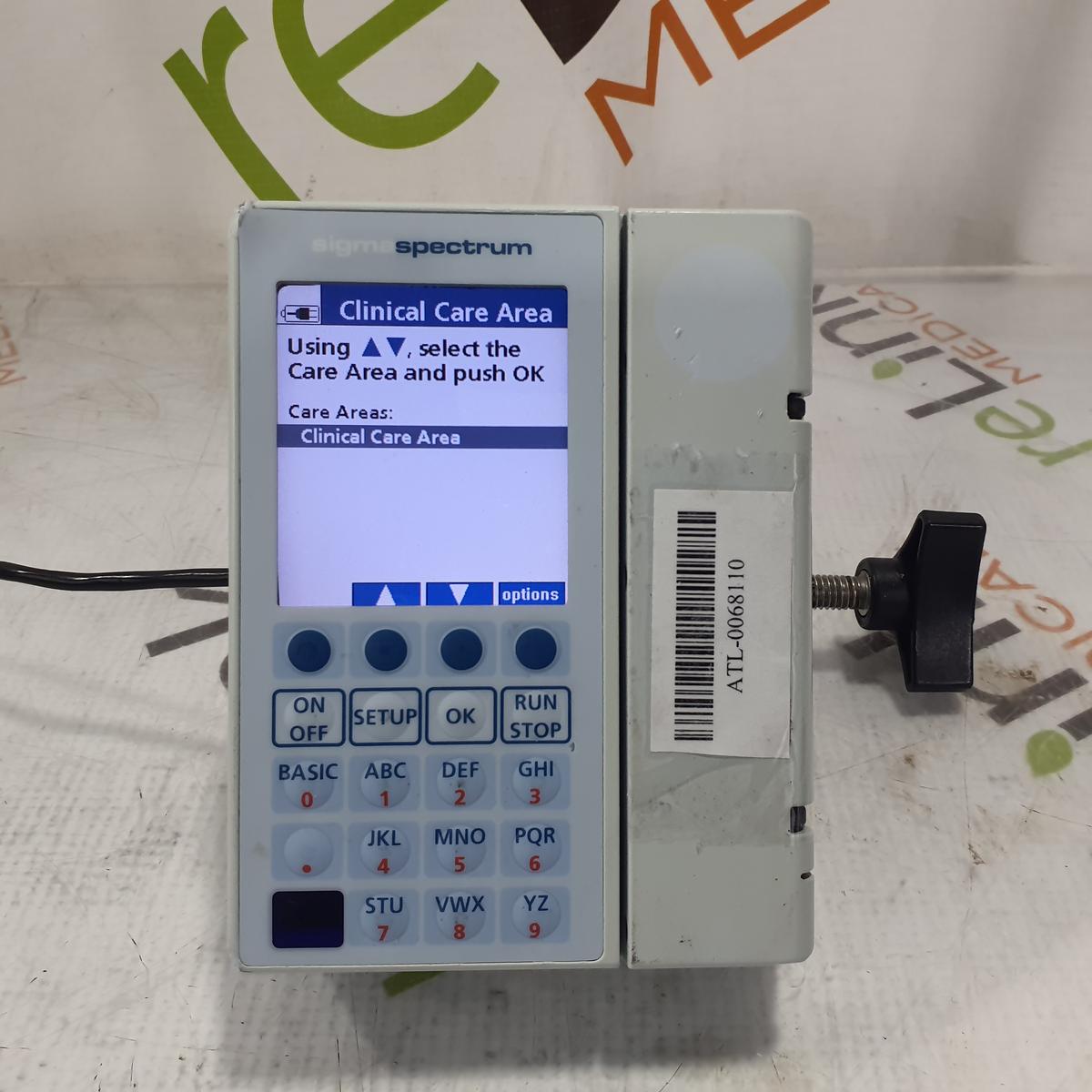 Baxter Sigma Spectrum 6.05.13 with Non-Wireless Battery Infusion Pump - 378798