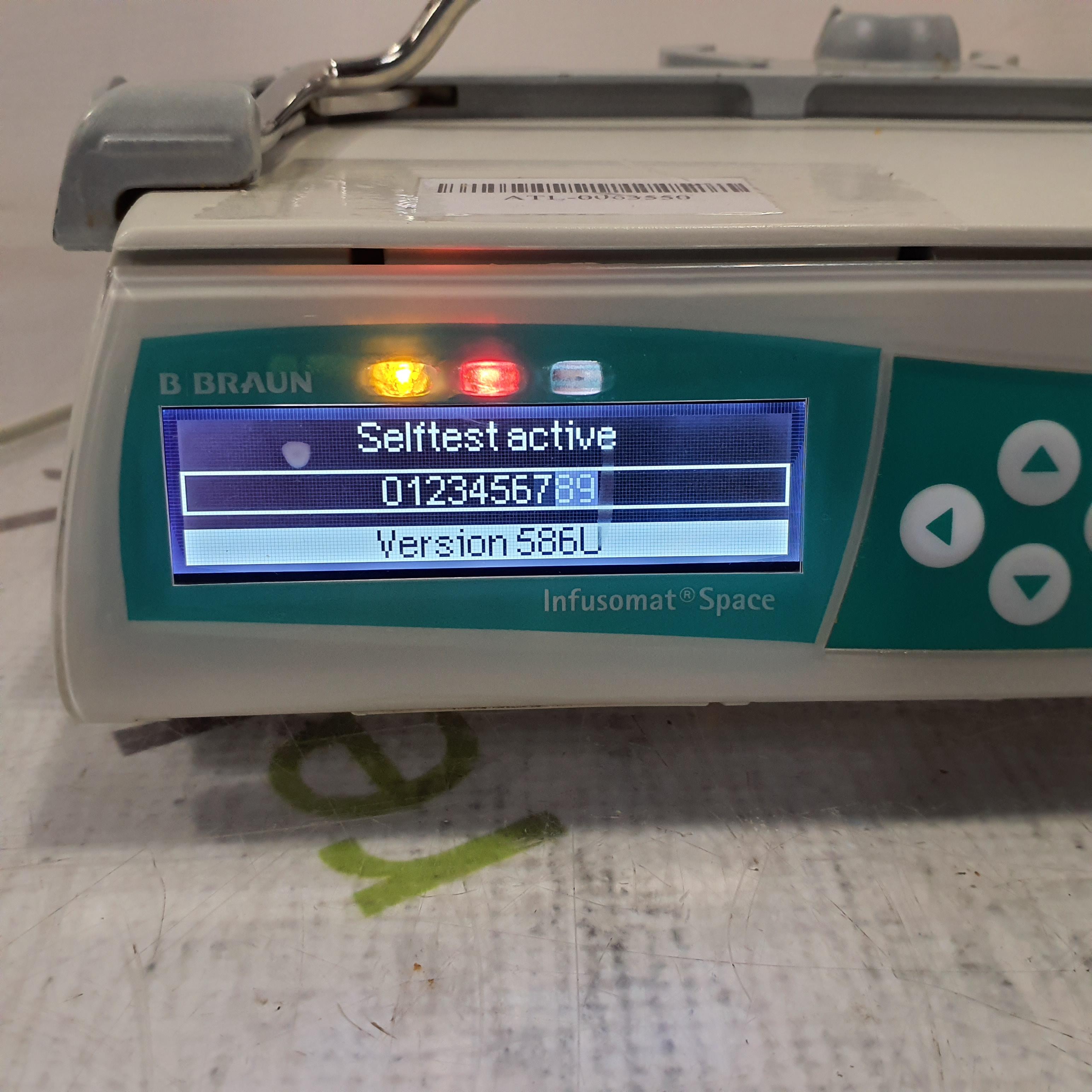 B. Braun Infusomat Space w/Pole Clamp Infusion Pump - 363150