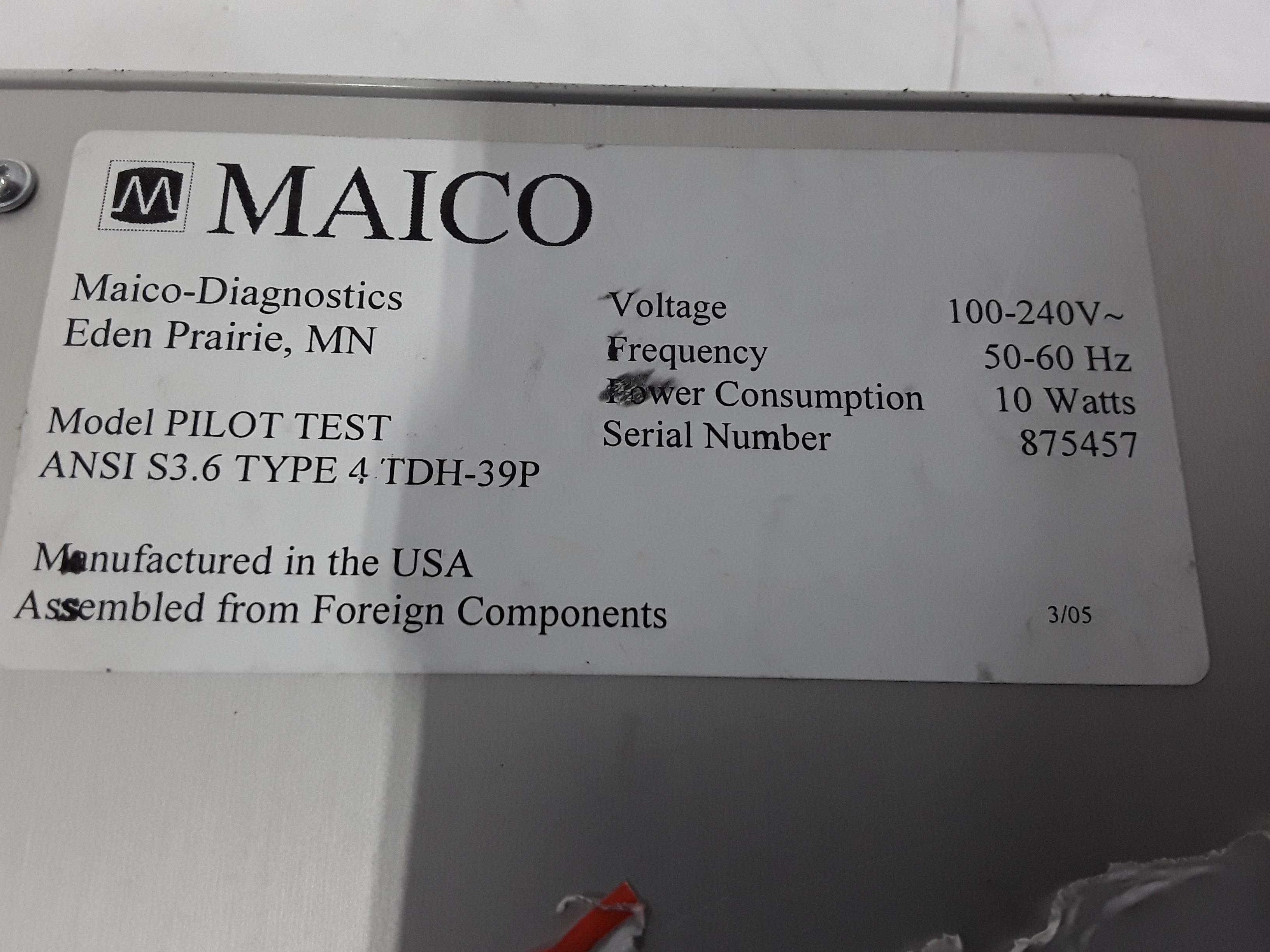 Maico Pilot Audiometer - 377420