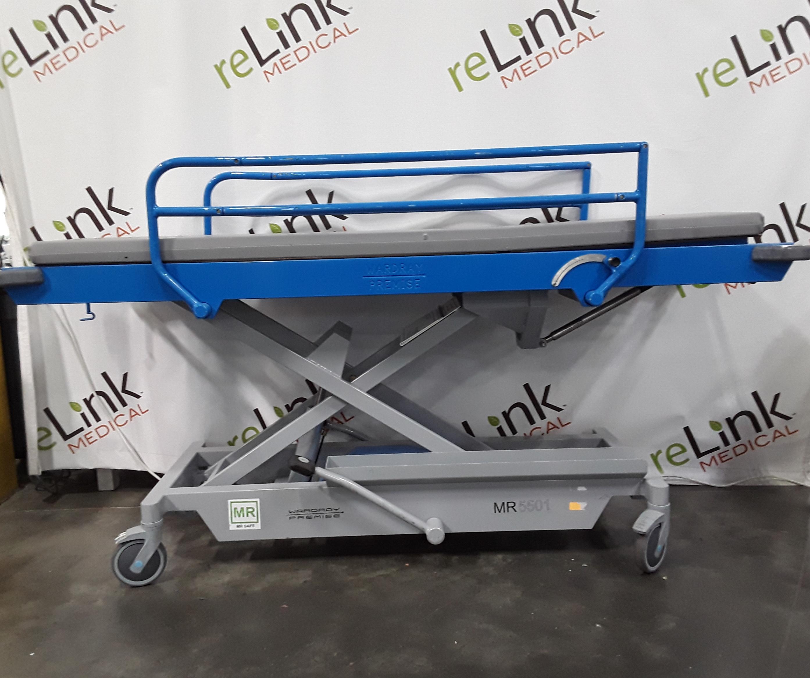 Wardray Premise MR5501 Adjustable Height Patient Trolley - 375169