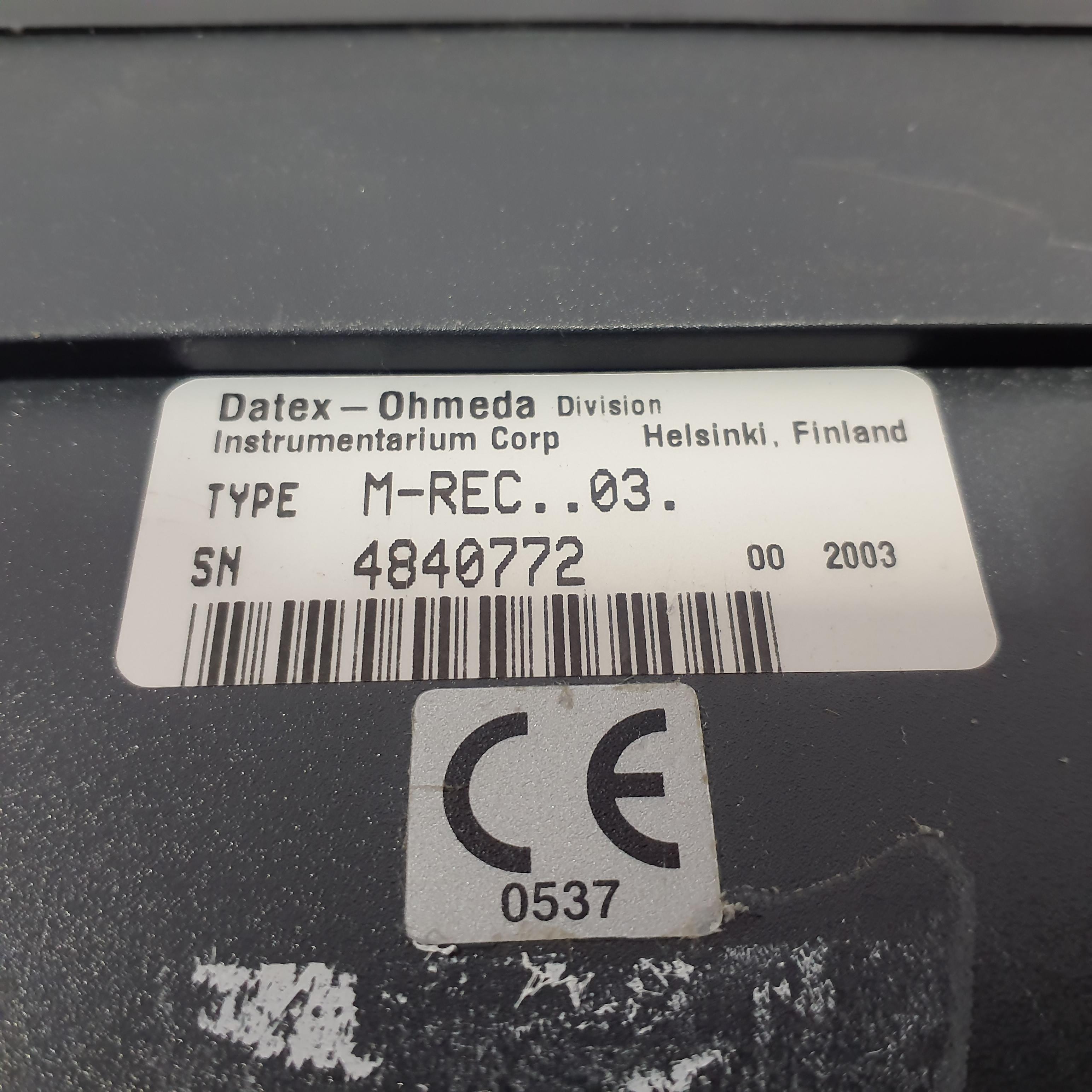 Datex-Ohmeda M-REC Recorder Module - 373043