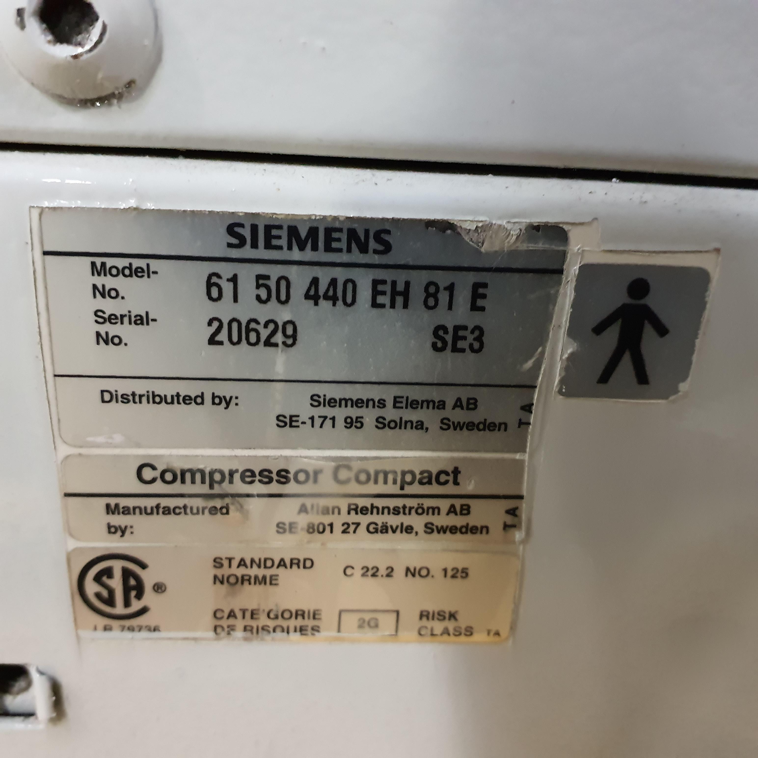 Siemens Compressor Compact Ventilator - 370945