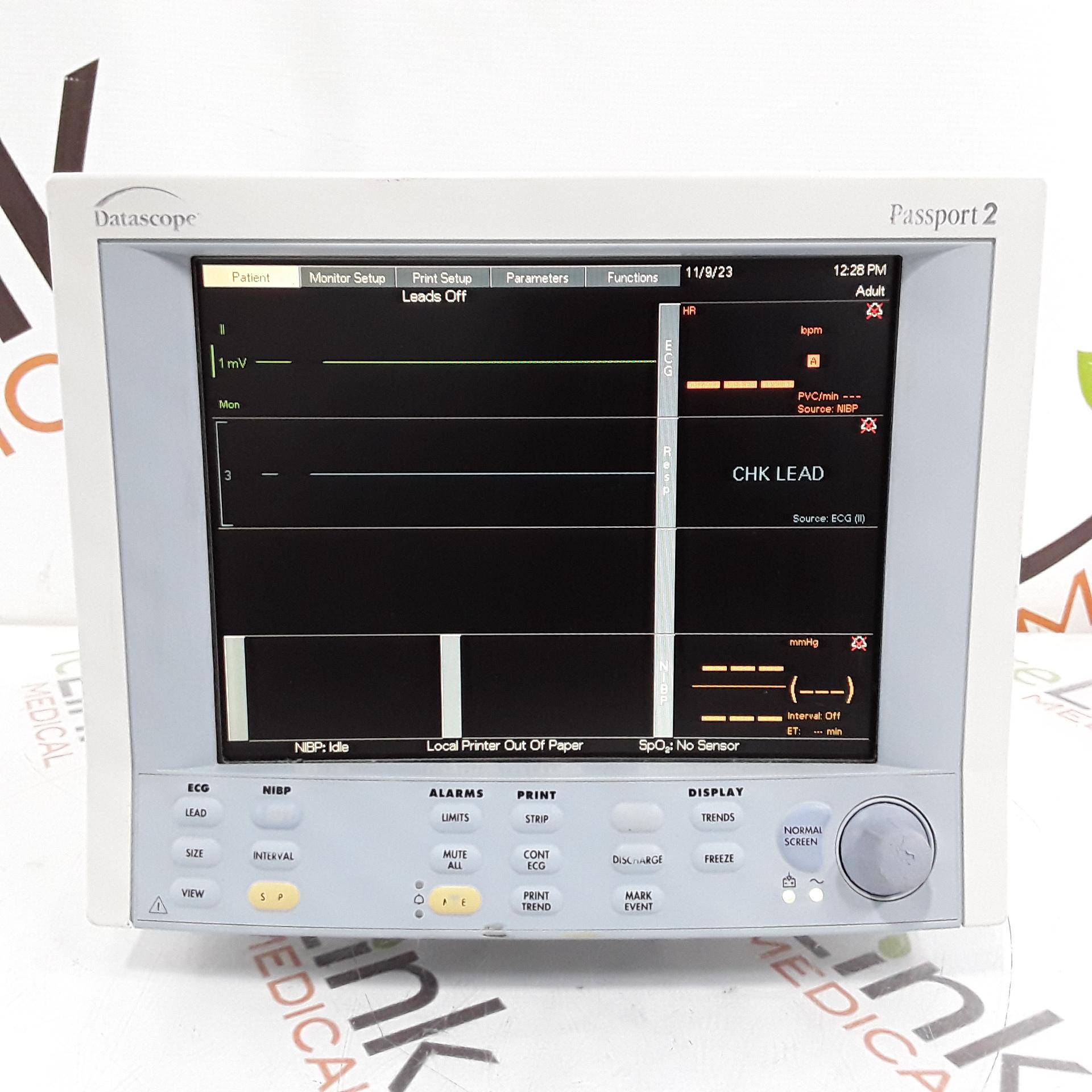 Datascope Passport 2 Patient Monitor - 348608