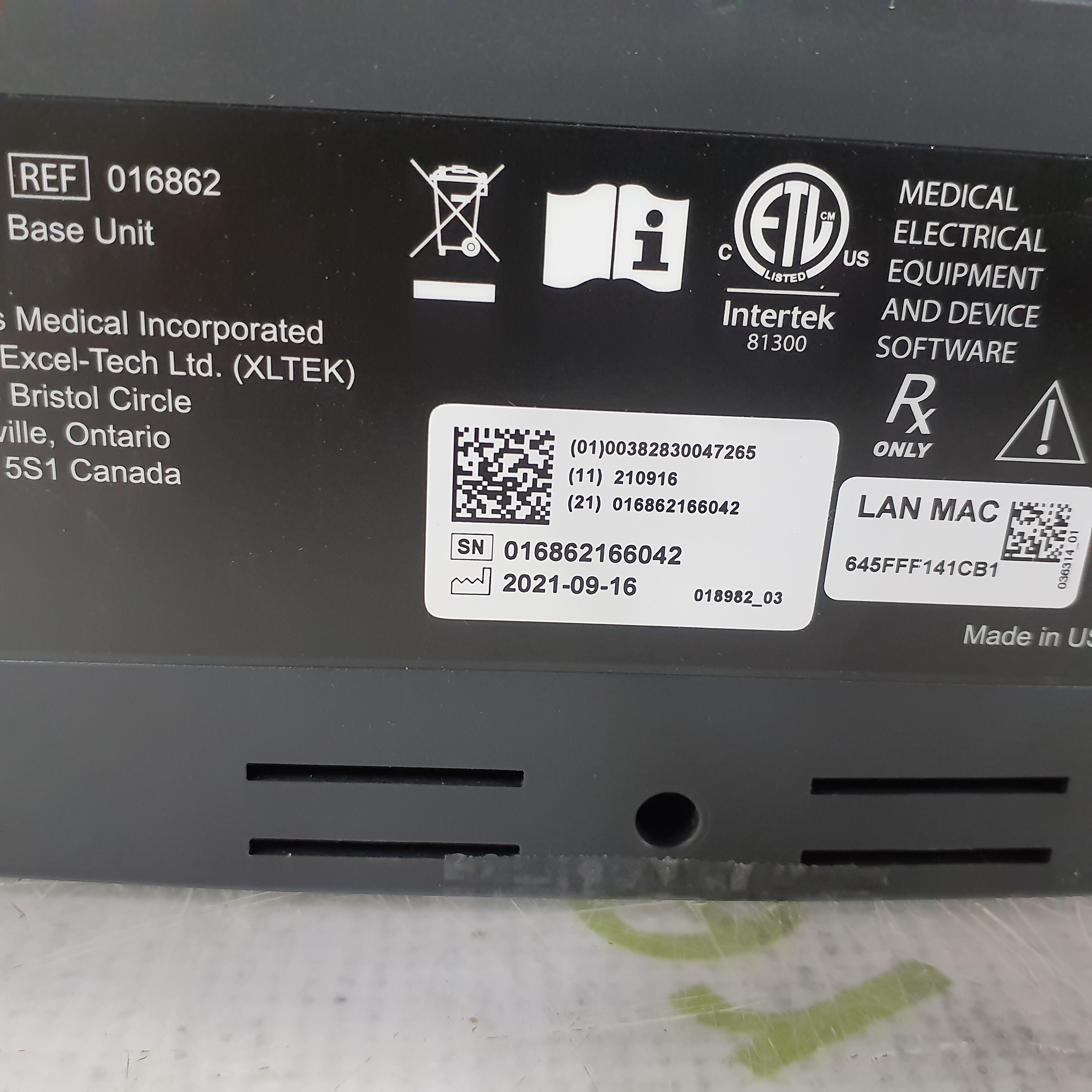 Natus Quantum 016862 Base Unit w/ 021911 Breakout Box - 396232