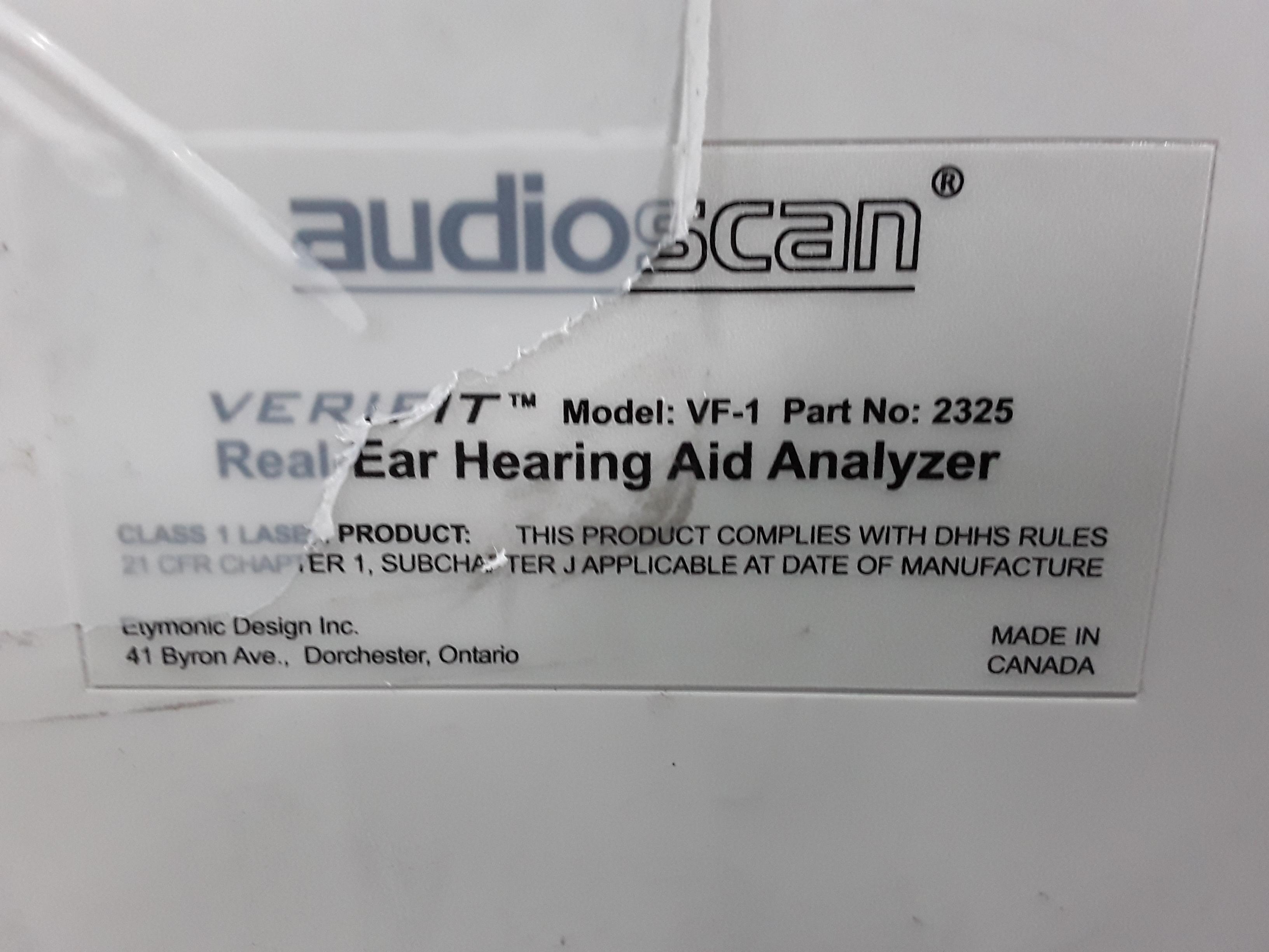 Audioscan VF-1 Verifit Real-Ear Hearing Aid Analyzer - 377441