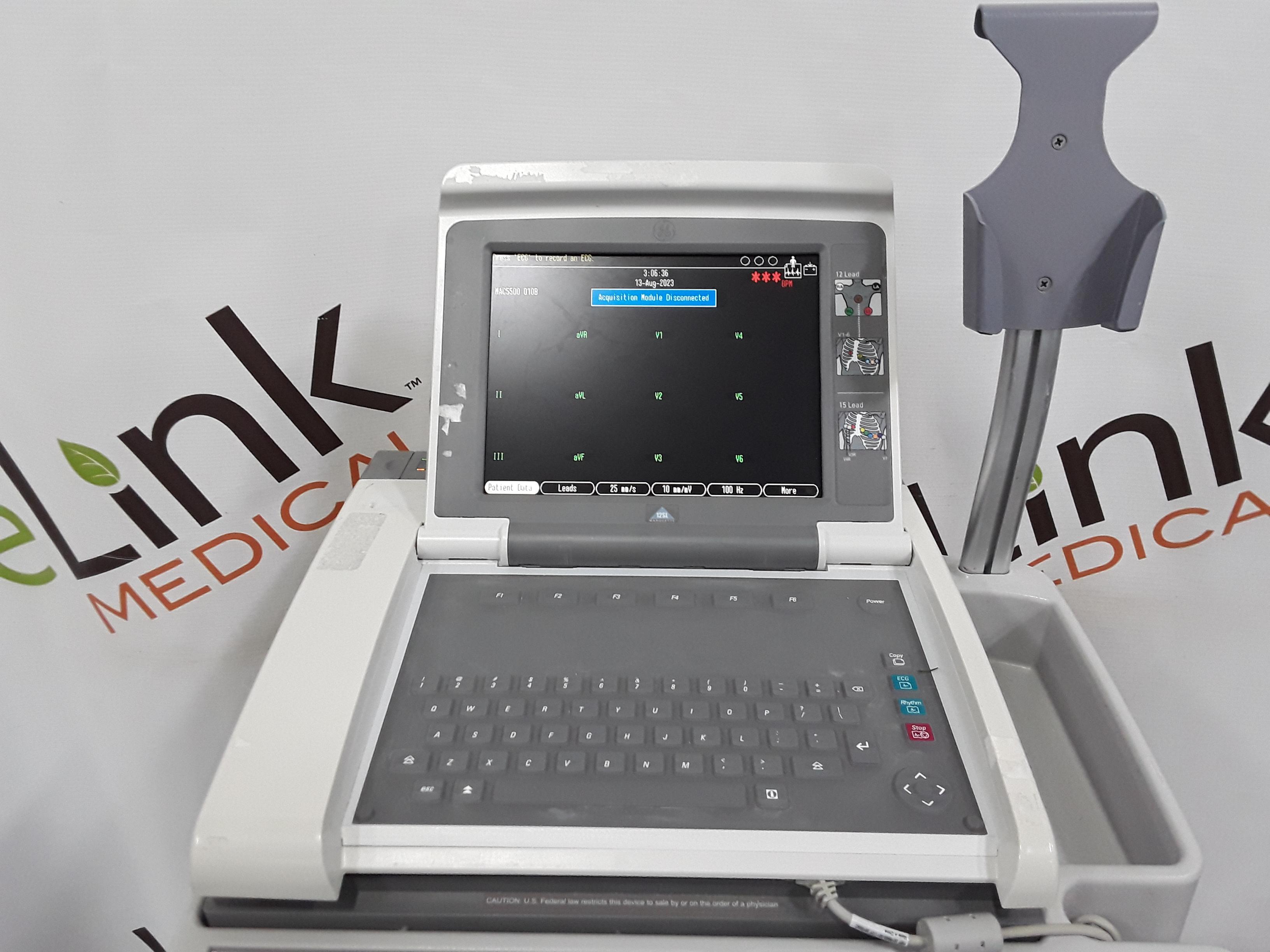 GE Healthcare MAC 5500 without CAM Module ECG System - 383532