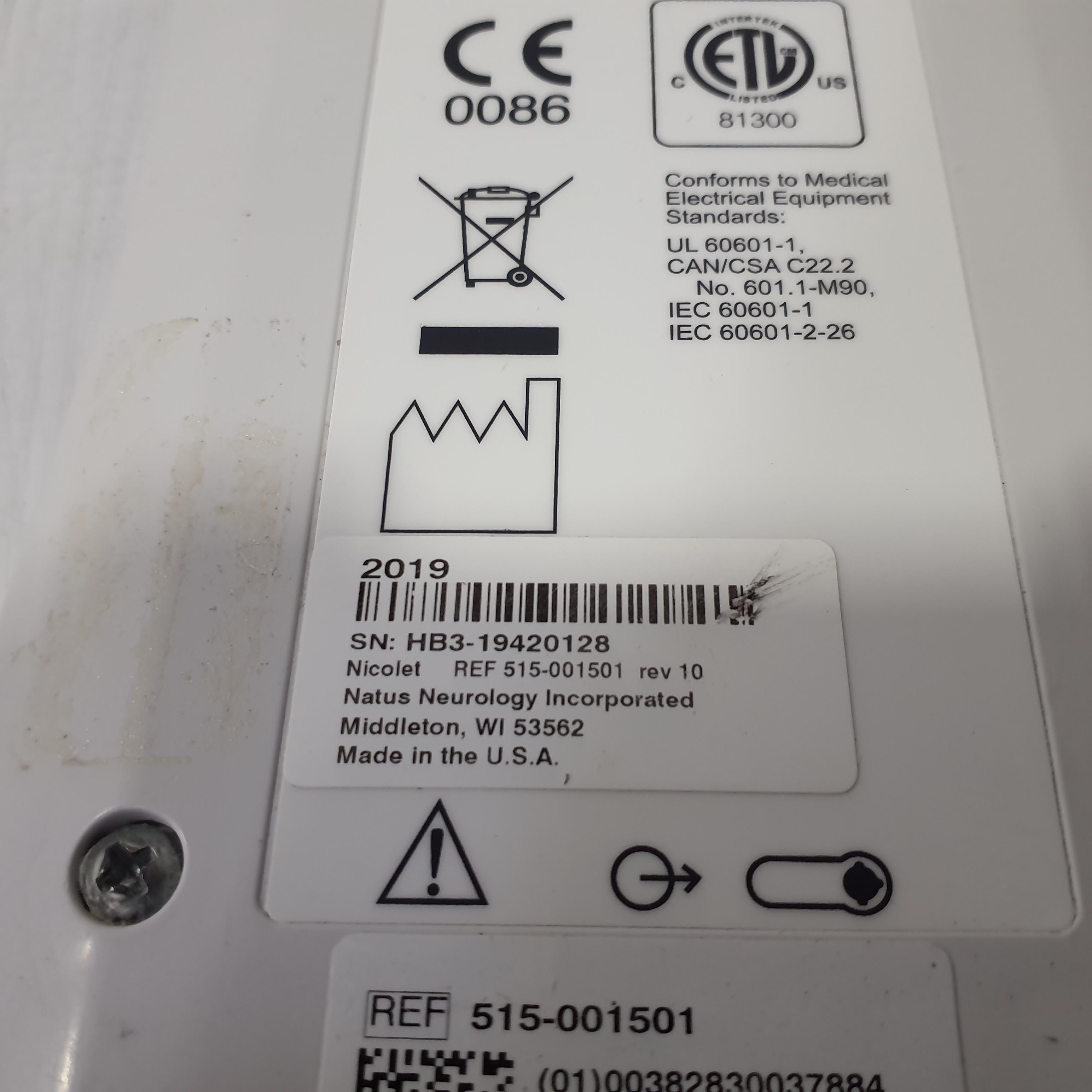 Natus Nicolet HB-3 v32/v44 EEG Amplifier - 396217