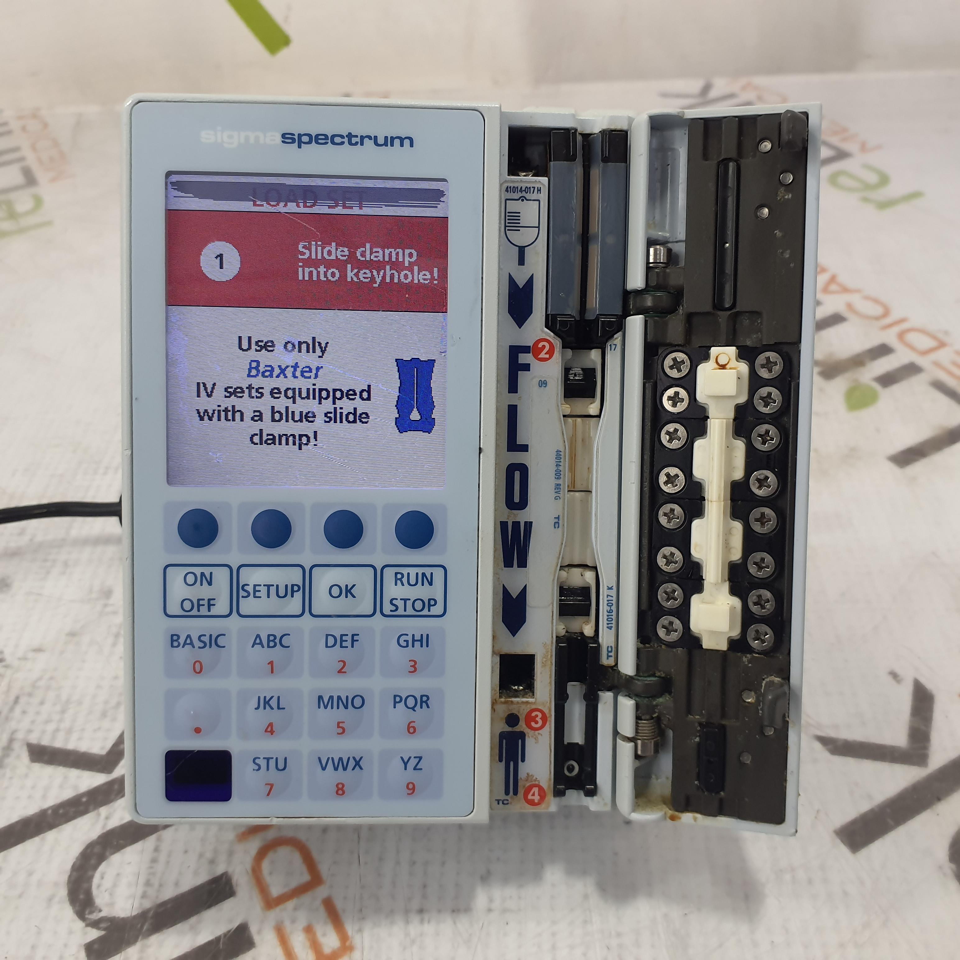 Baxter Sigma Spectrum 6.05.13 without Battery Infusion Pump - 379753