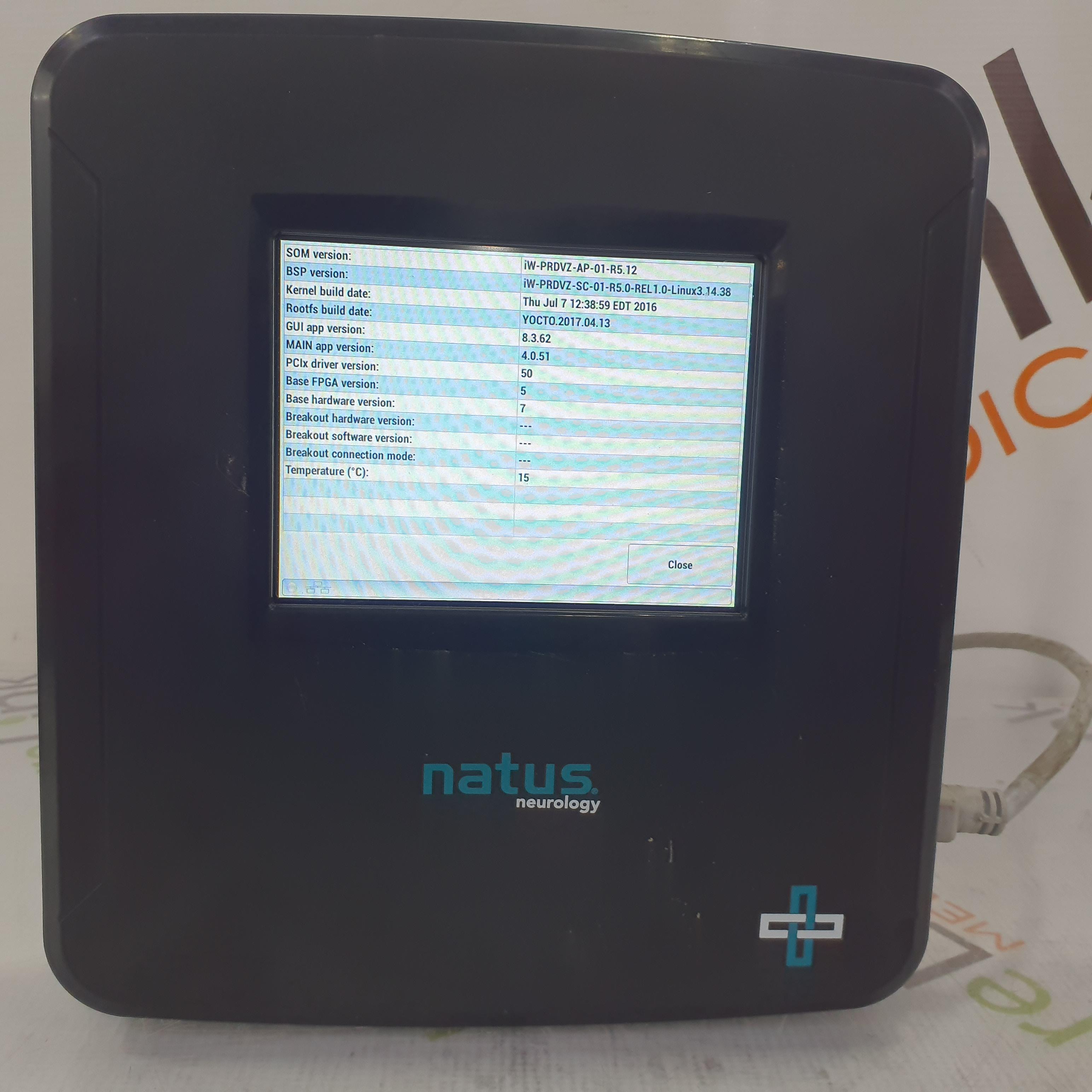 Natus Quantum 016862 Base Unit w/ 021911 Breakout Box - 396232