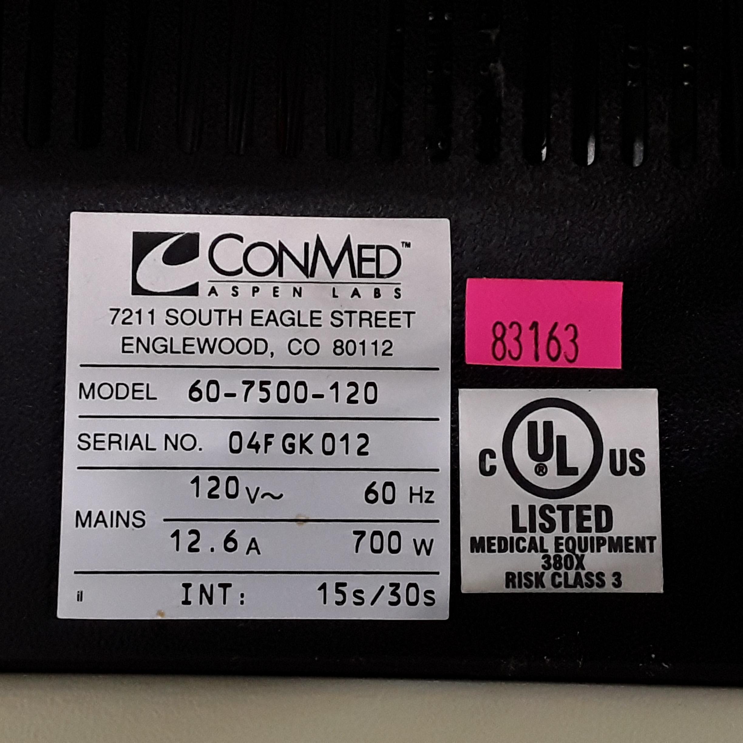 ConMed System 7500 Electrosurgical Unit - 394784