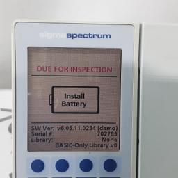Baxter Sigma Spectrum 6.05.11 without Battery Infusion Pump - 325508