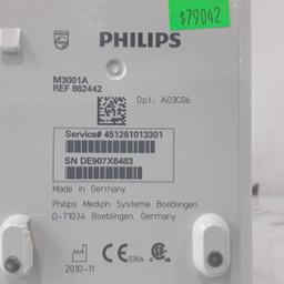 Philips M3001A-A03C06 Masimo SpO2, NIBP, ECG, Temp, IBP MMS Module - 365264