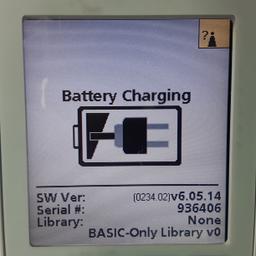 Baxter Sigma Spectrum 6.05.14 with B/G Battery Infusion Pump - 427778